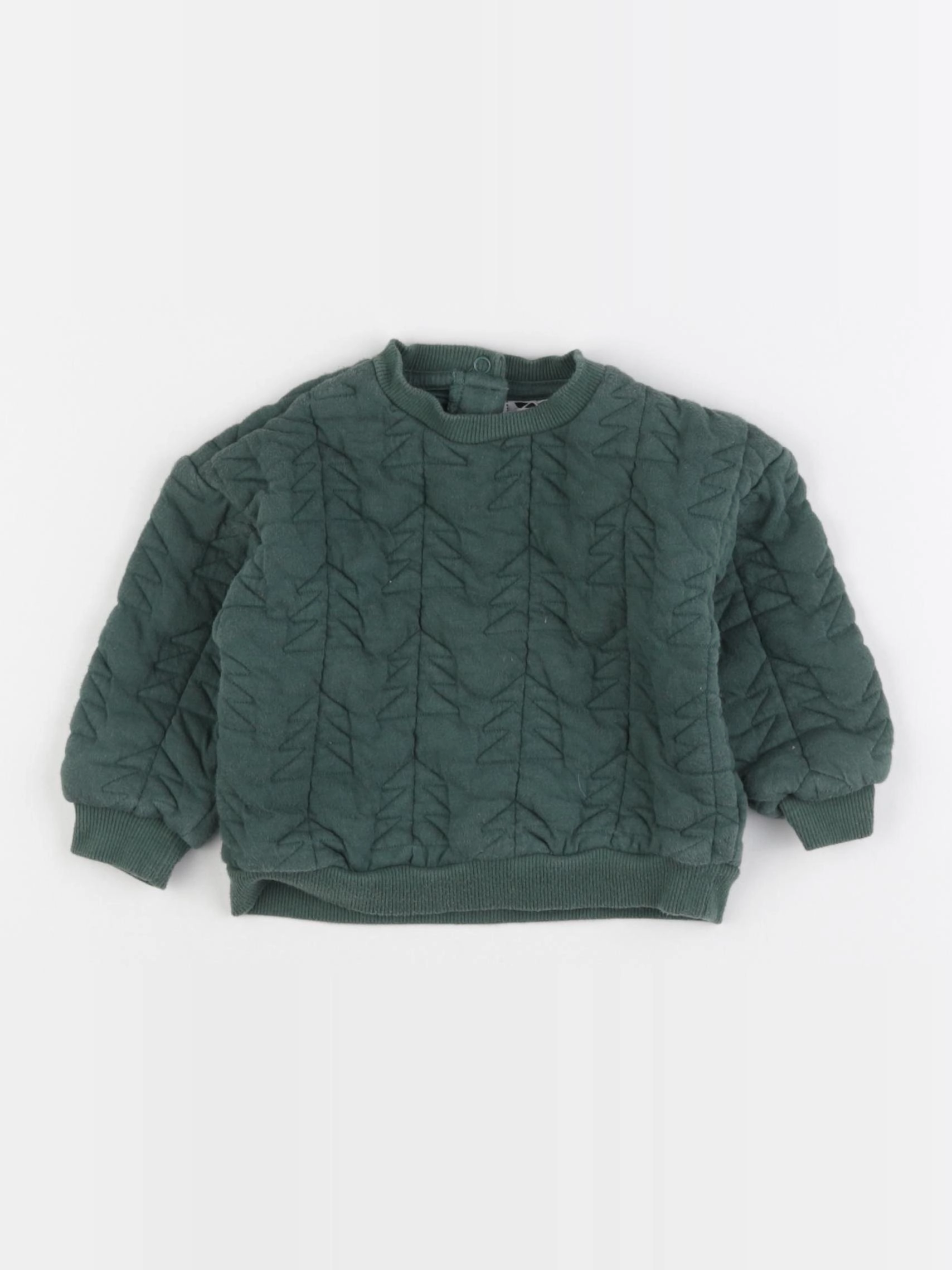Tape à l'oeil - sweat vert - 18 mois