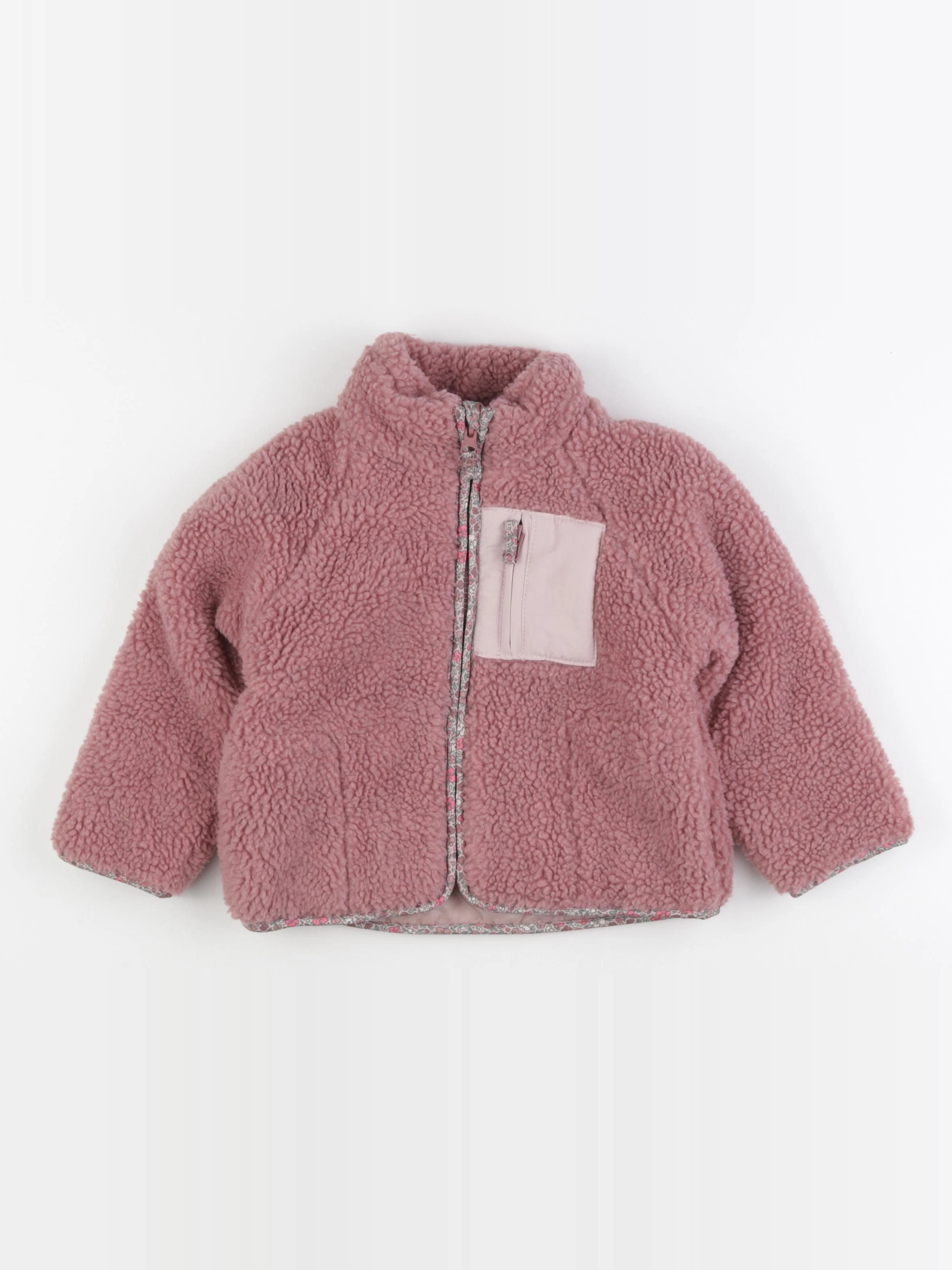 Vertbaudet - veste rose - 3 ans