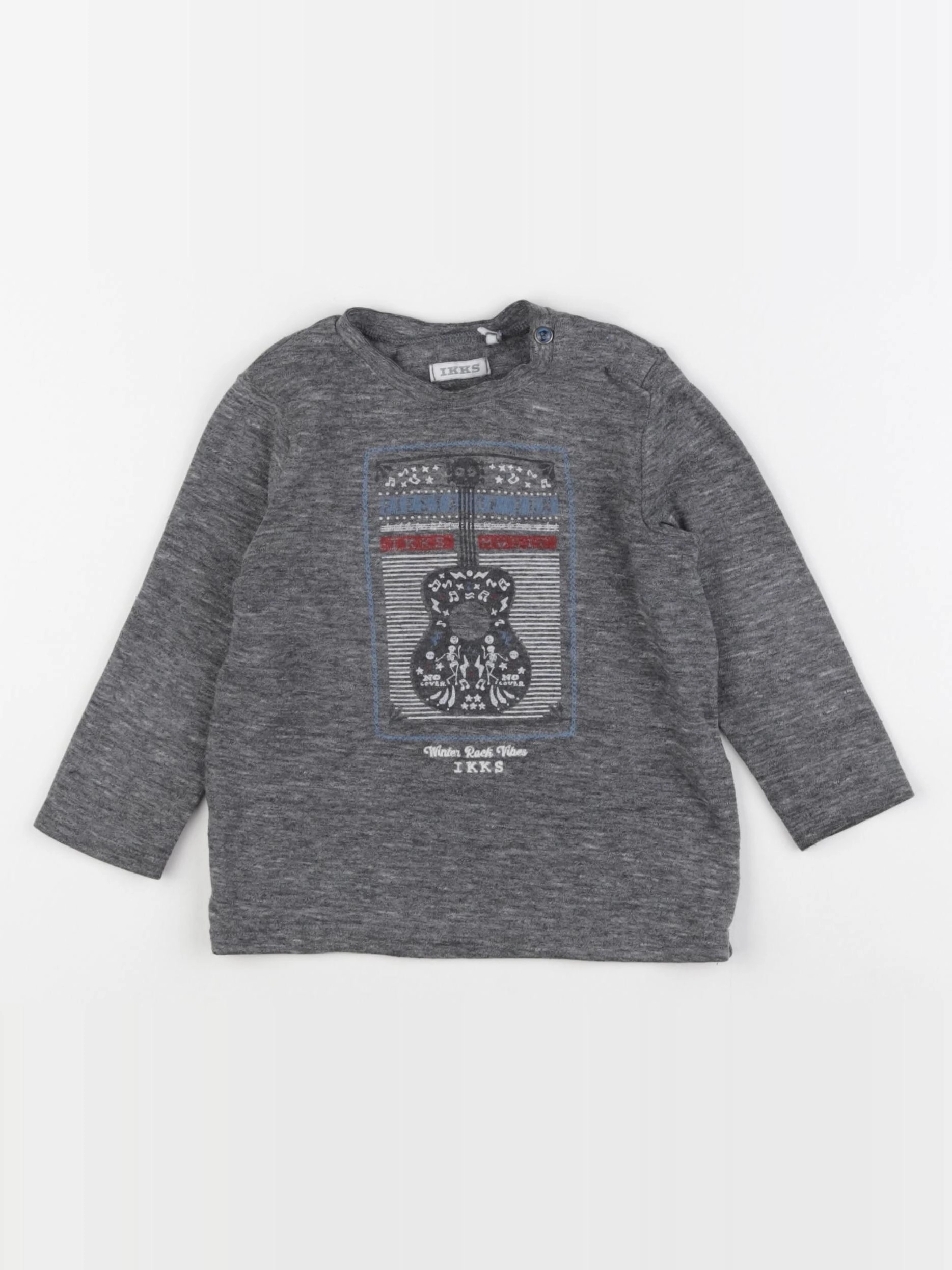 IKKS - tee-shirt gris - 18 mois