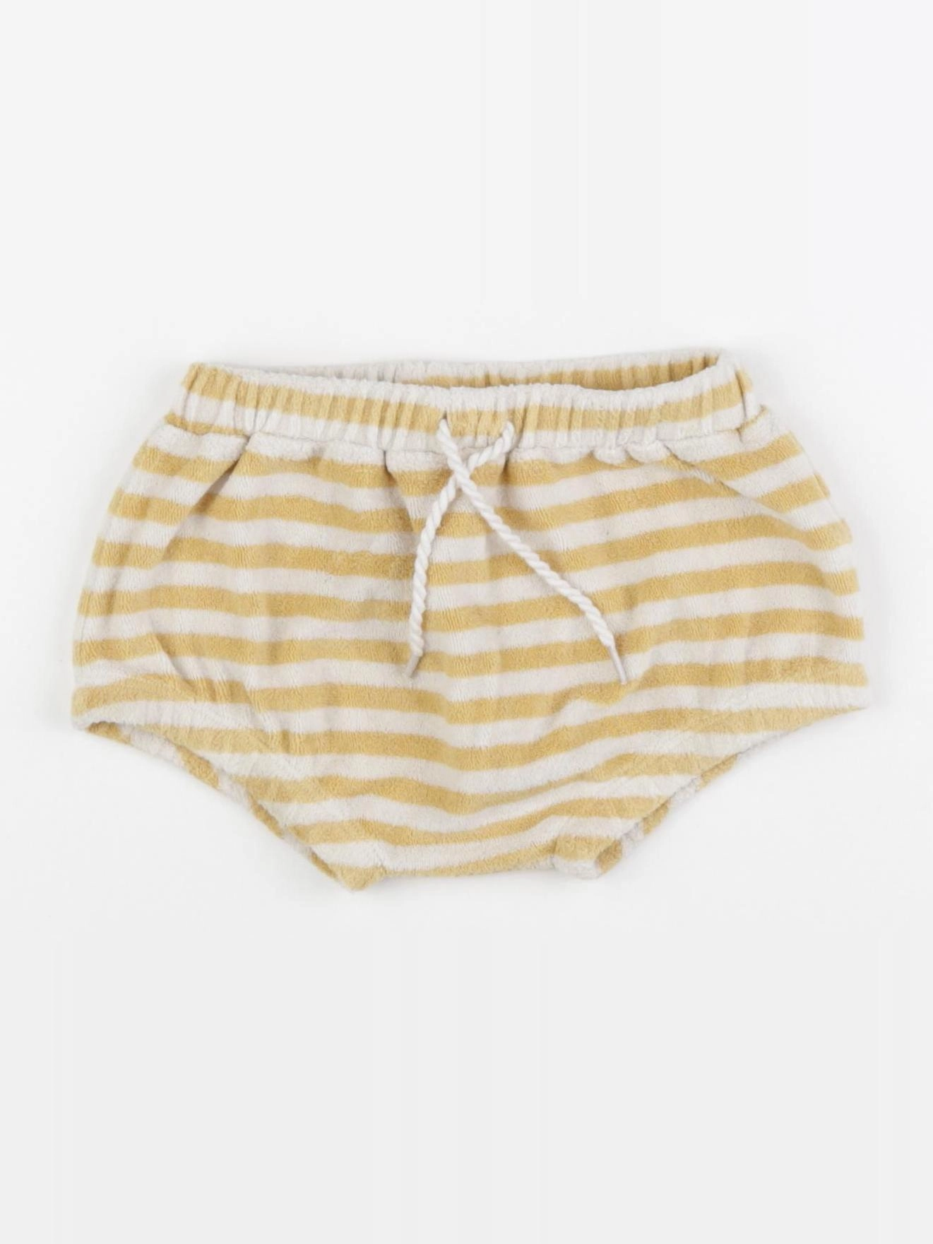 Vertbaudet - bloomer jaune, blanc - 18 mois