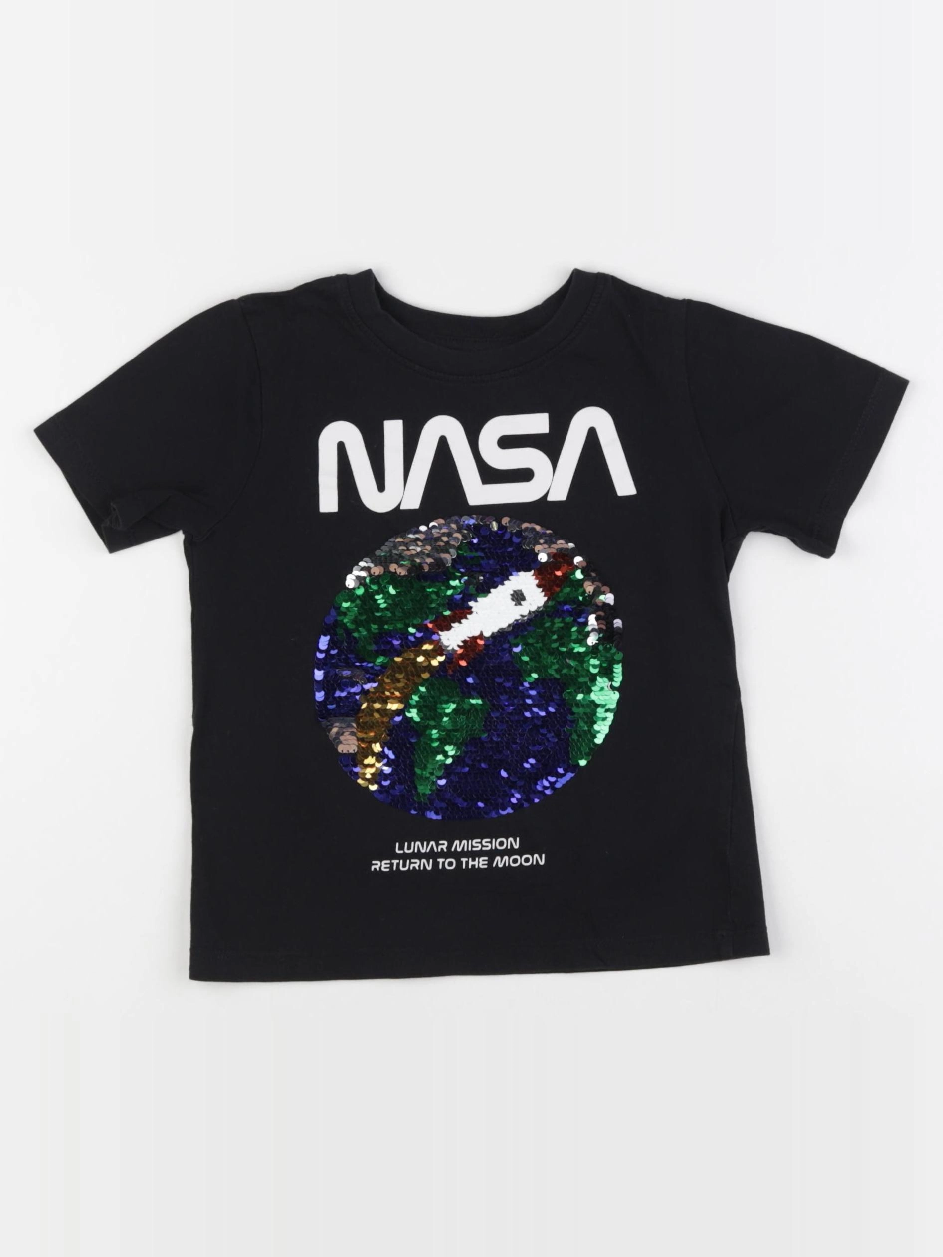 H&M - tee-shirt noir - 3/4 ans