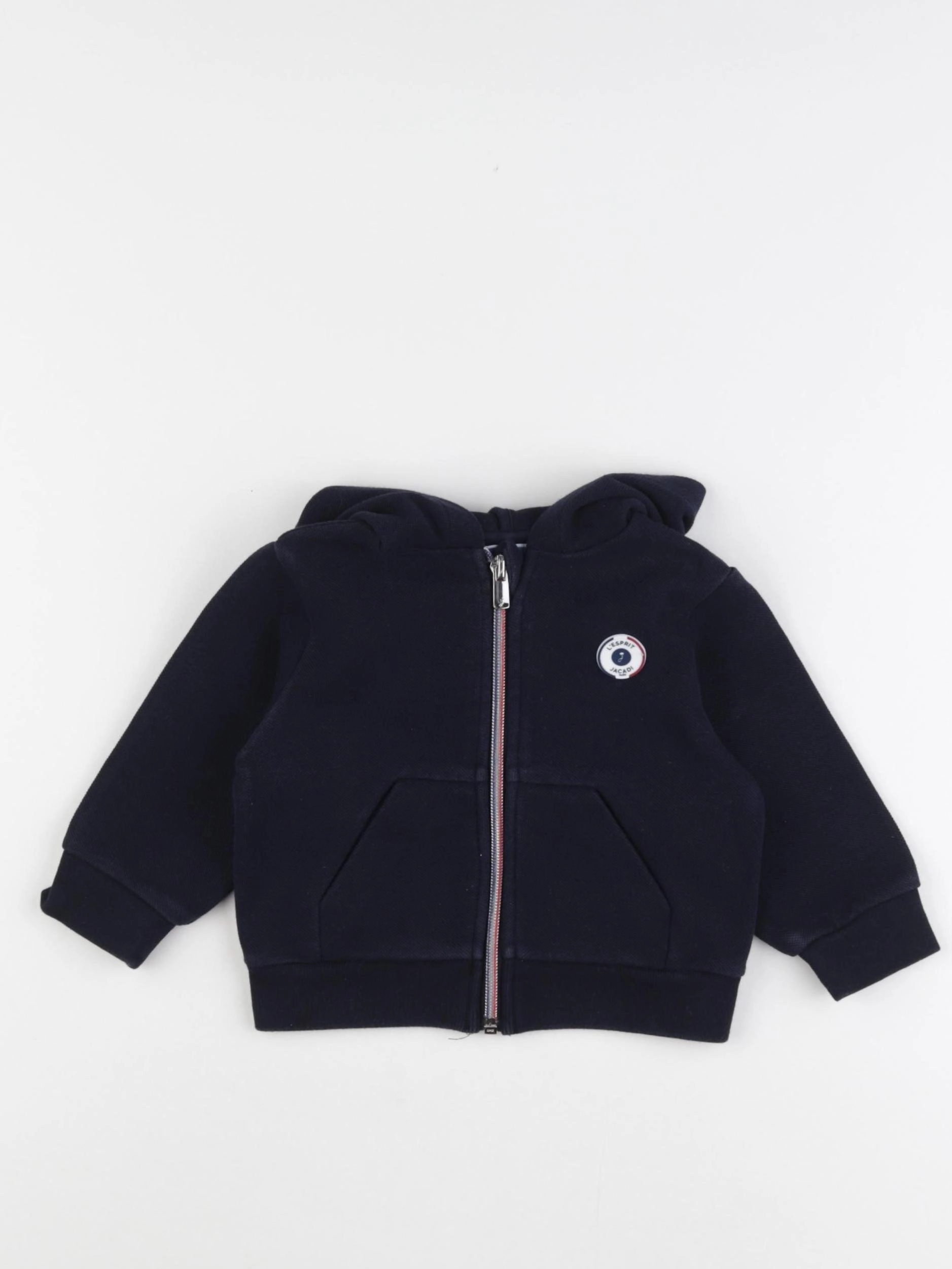 Jacadi - sweat bleu - 12 mois