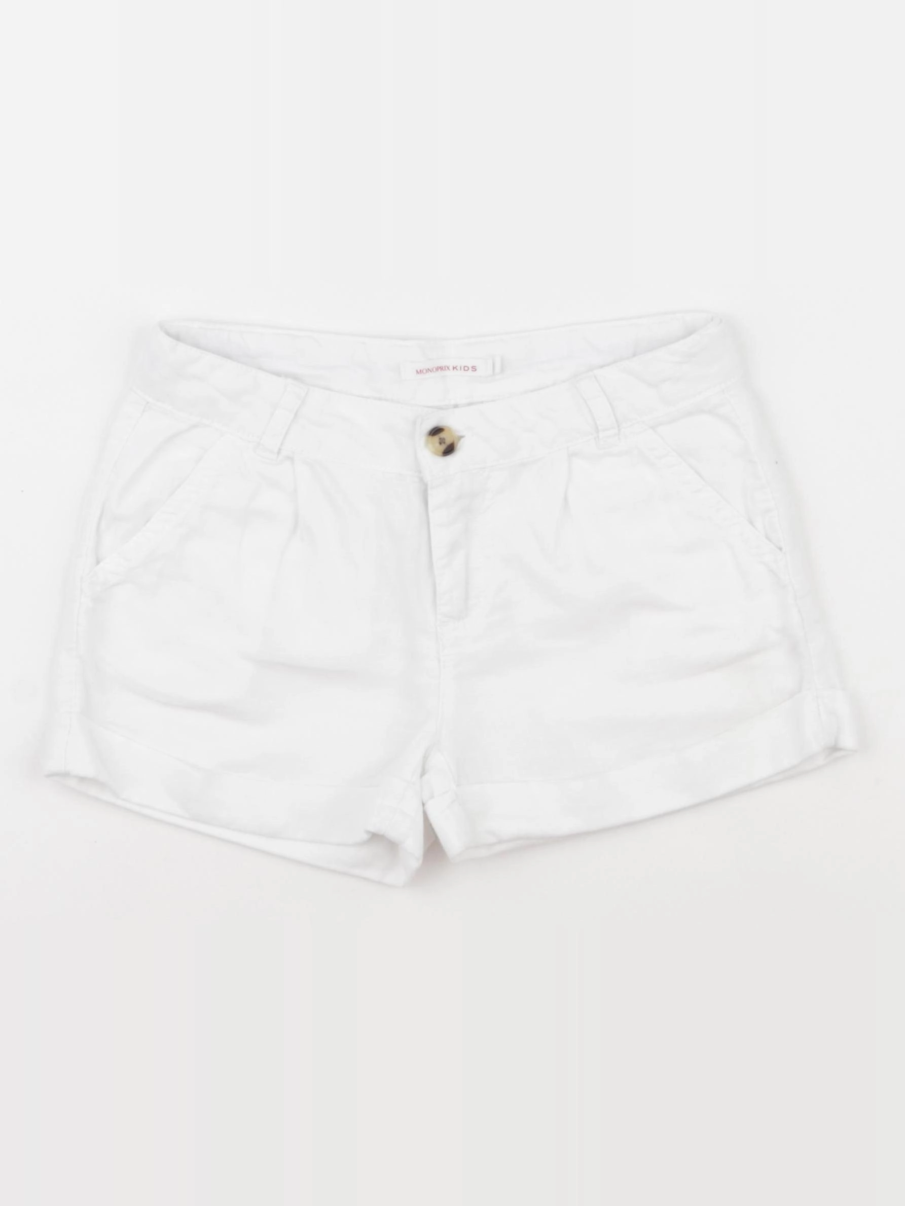 Monoprix - short blanc - 6 ans