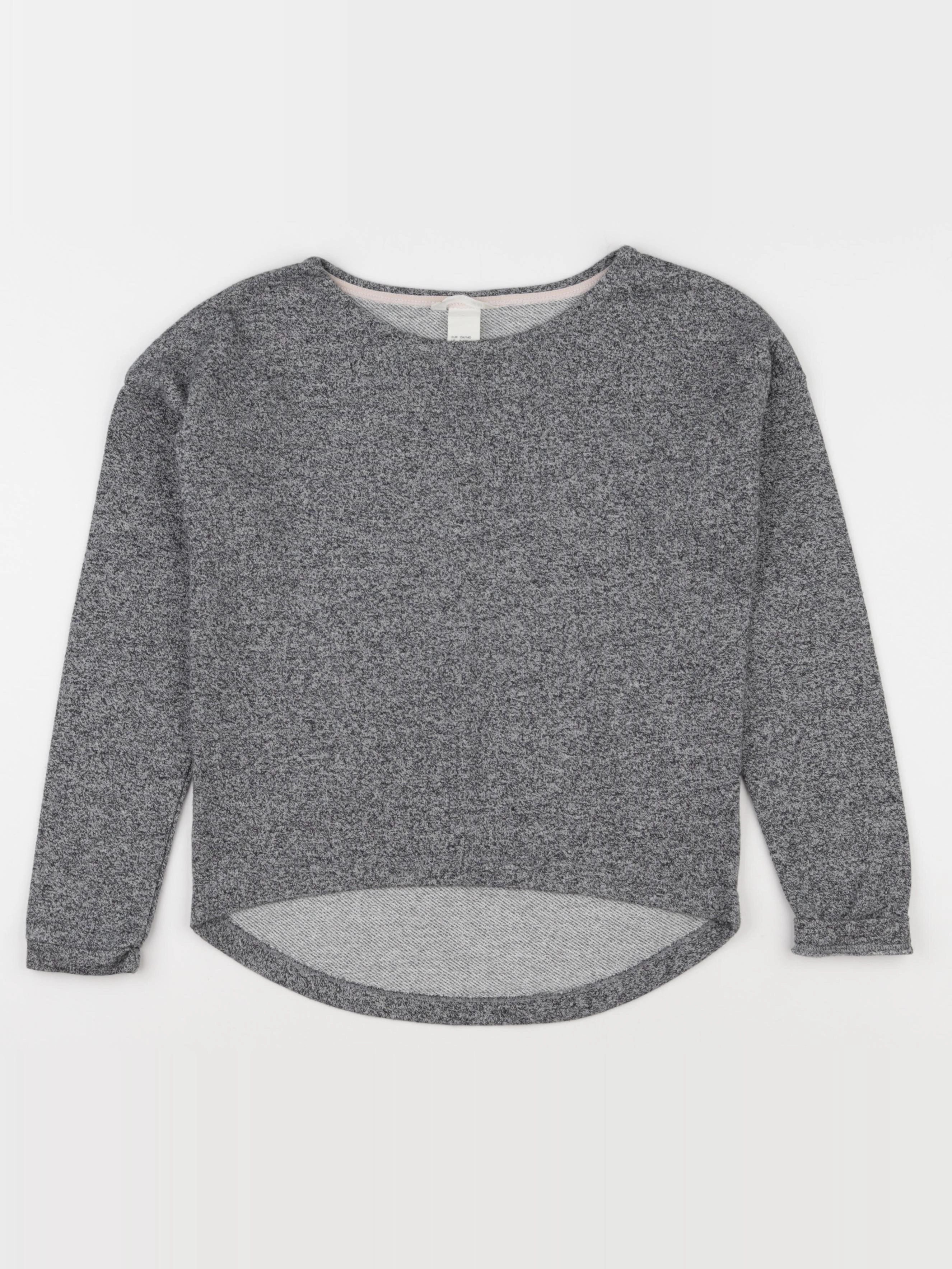 H&M - sweat gris - 8/10 ans