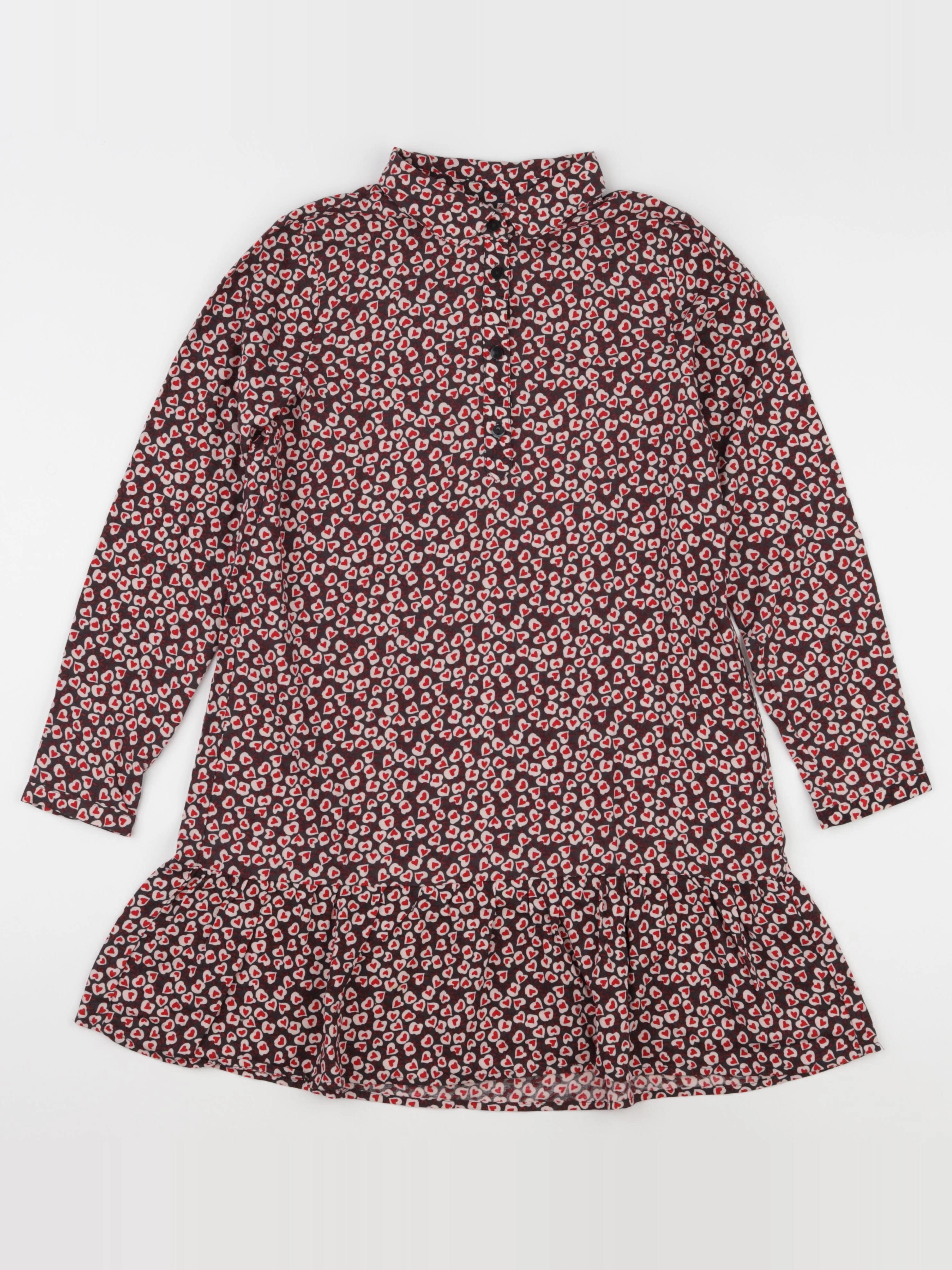H&M - robe rouge - 8/9 ans