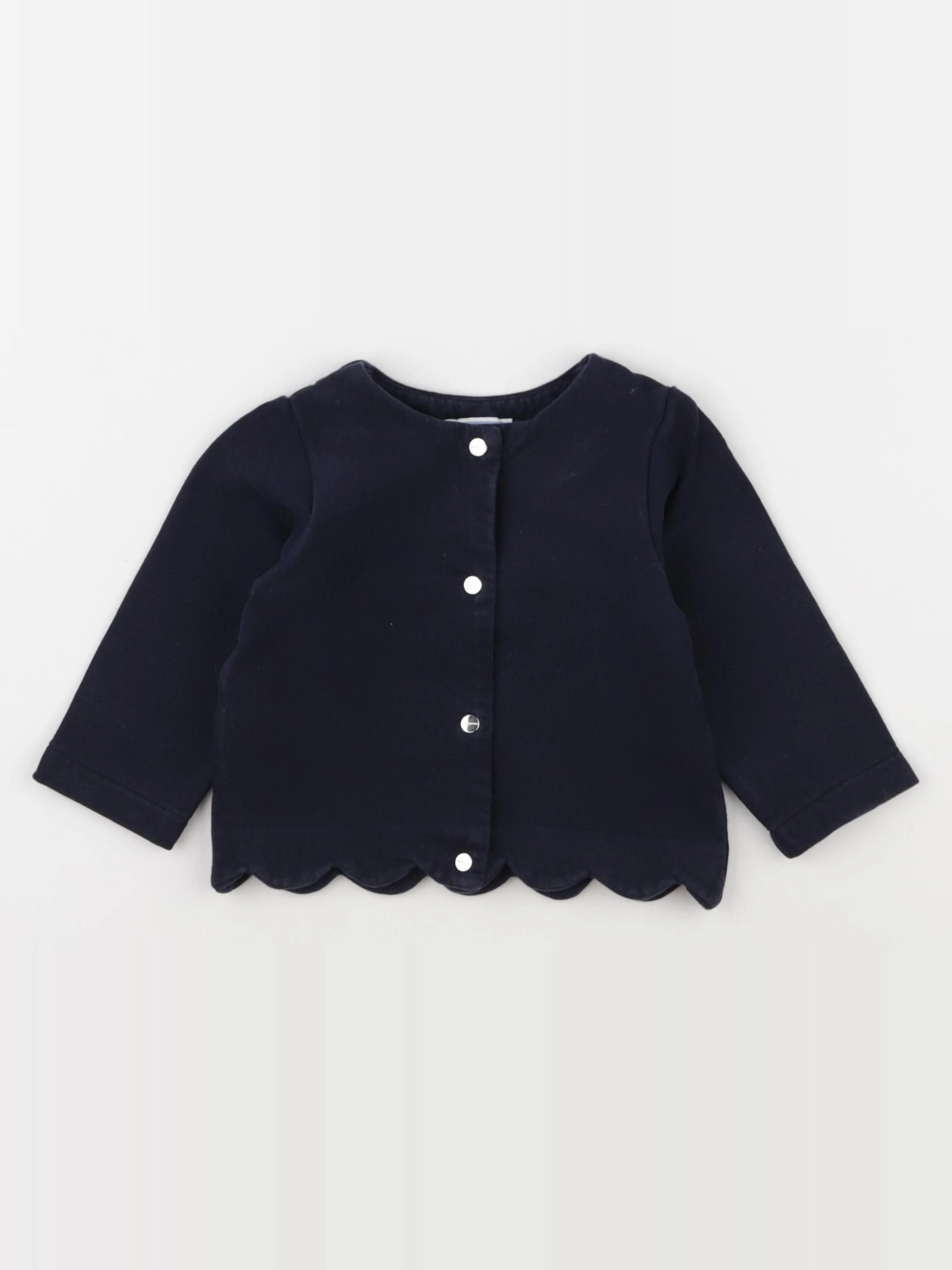 Jacadi - sweat bleu - 12 mois