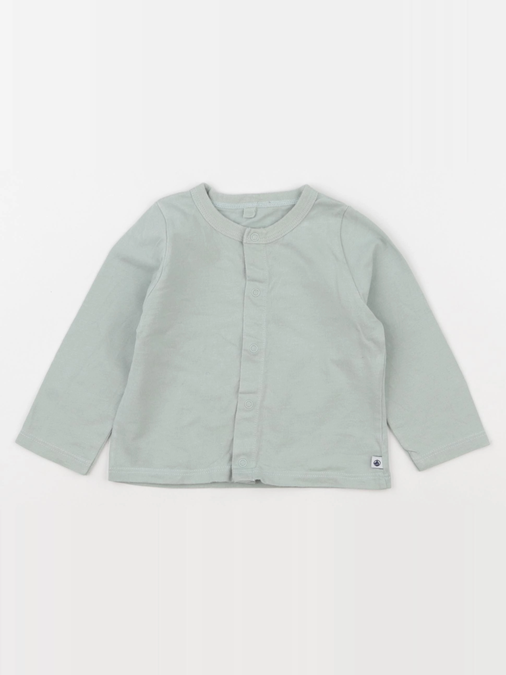 Petit Bateau - tee-shirt vert - 18 mois