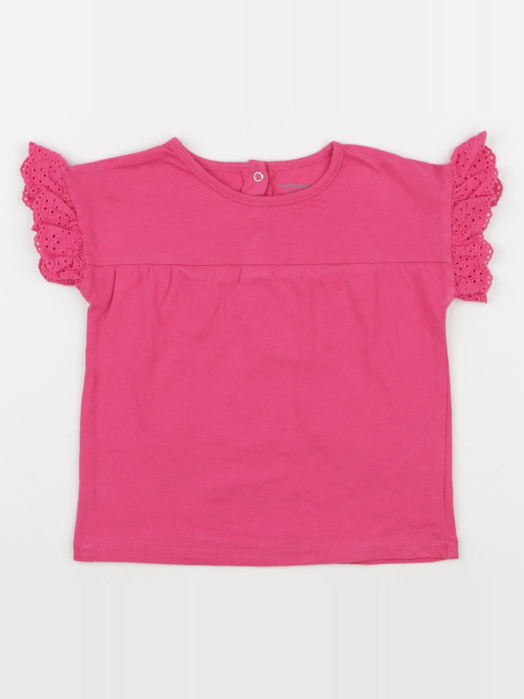 Vertbaudet - tee-shirt rose - 24 mois