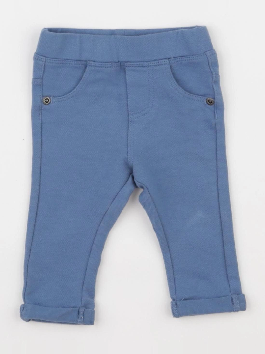 Vertbaudet - jegging bleu - 3 mois