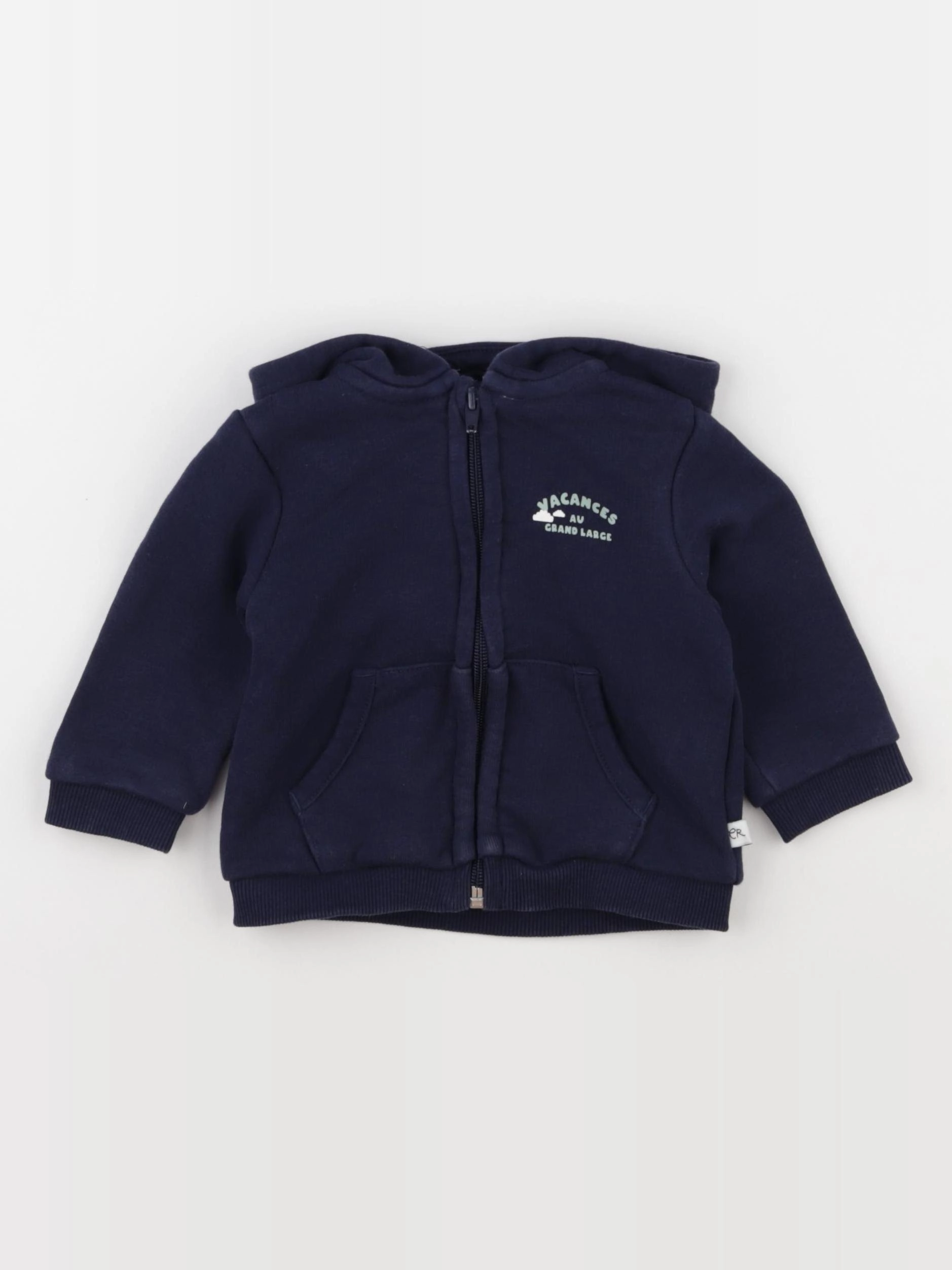 Cadet Rousselle - sweat bleu - 6 mois