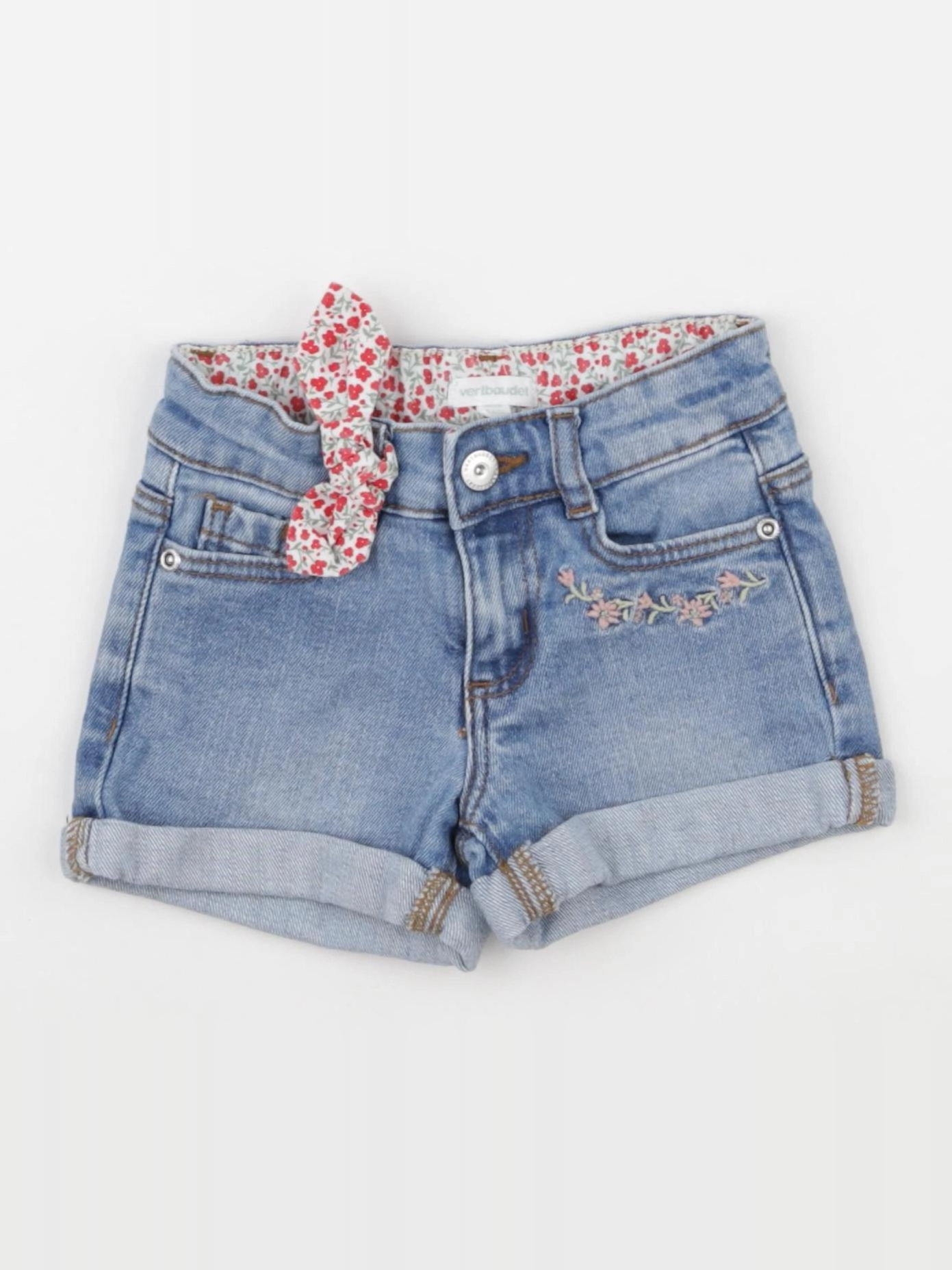 Vertbaudet - short bleu - 2 ans