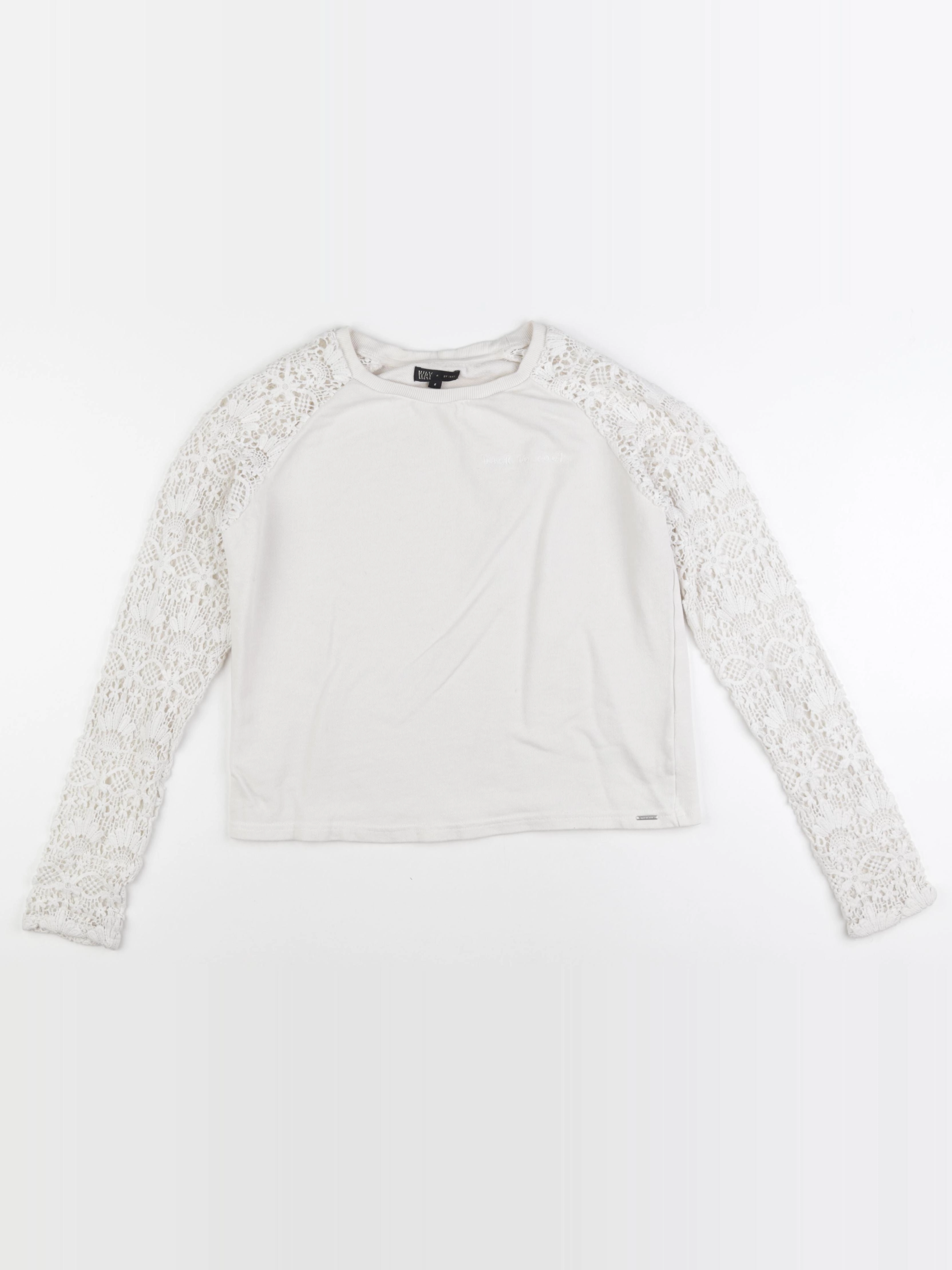 IKKS - sweat beige - 14 ans