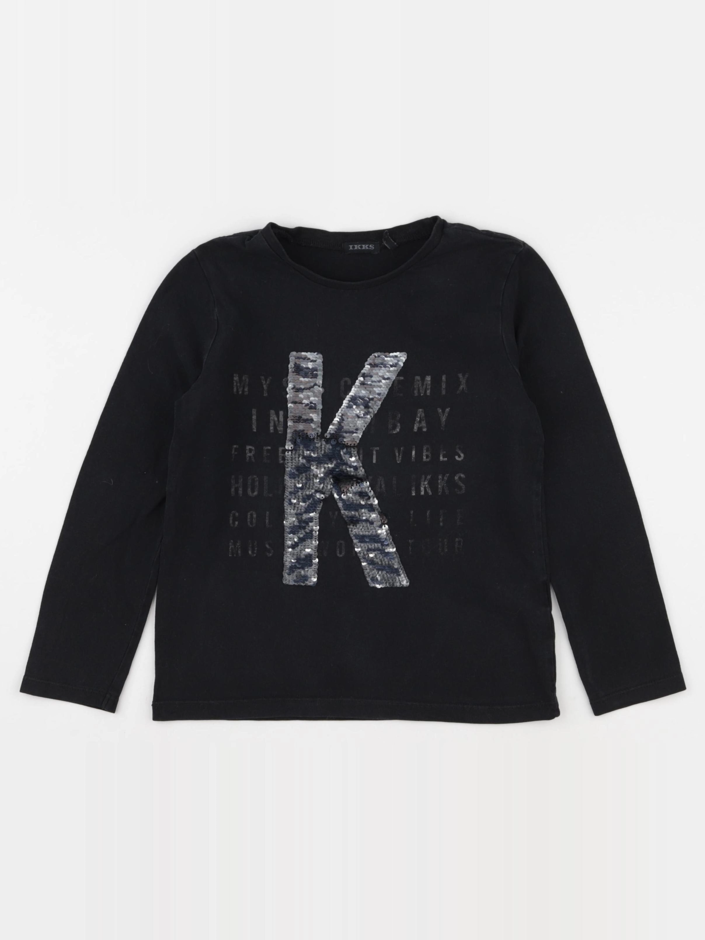 IKKS - tee-shirt noir - 6 ans