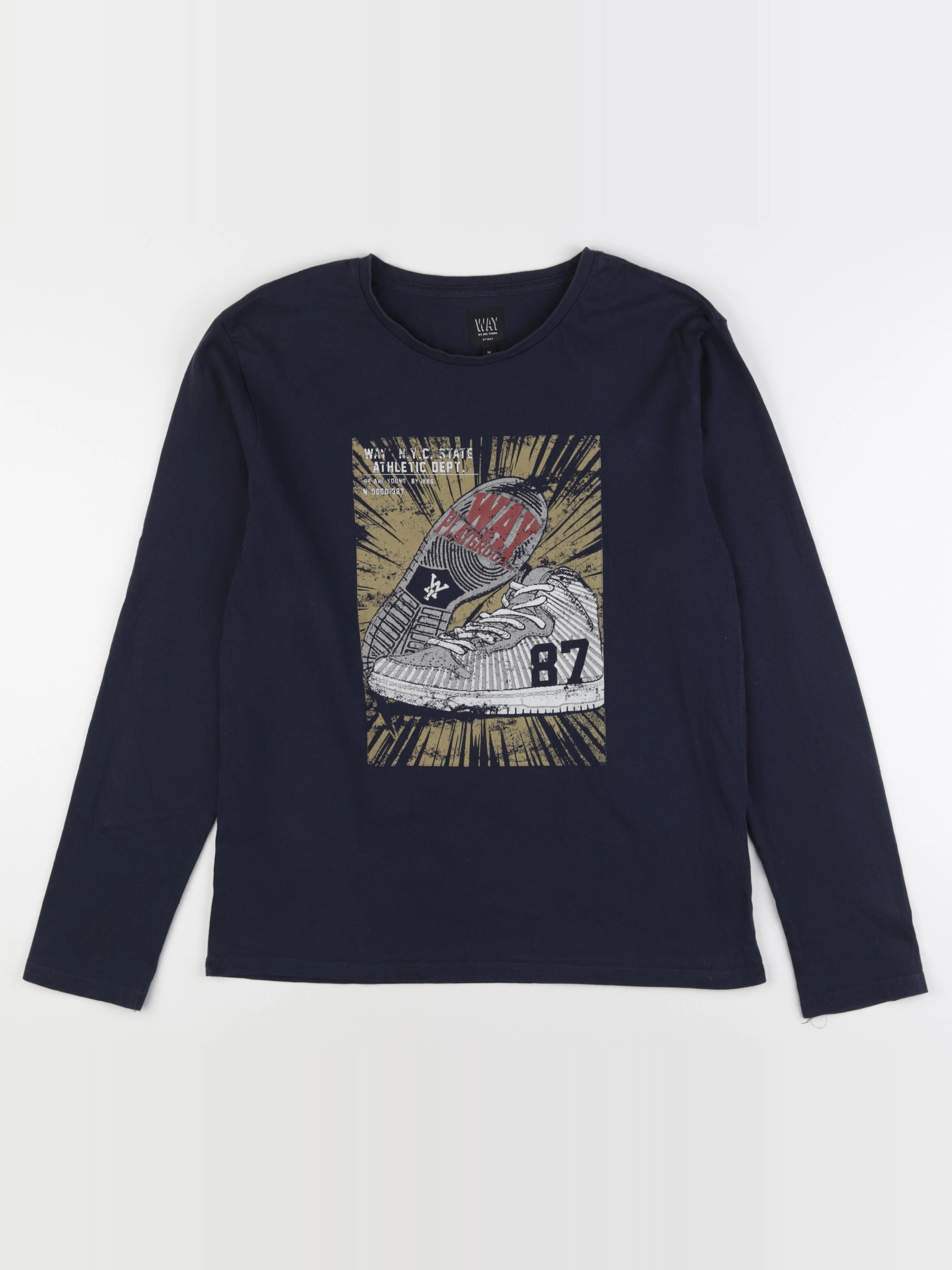 IKKS - tee-shirt bleu - 16 ans