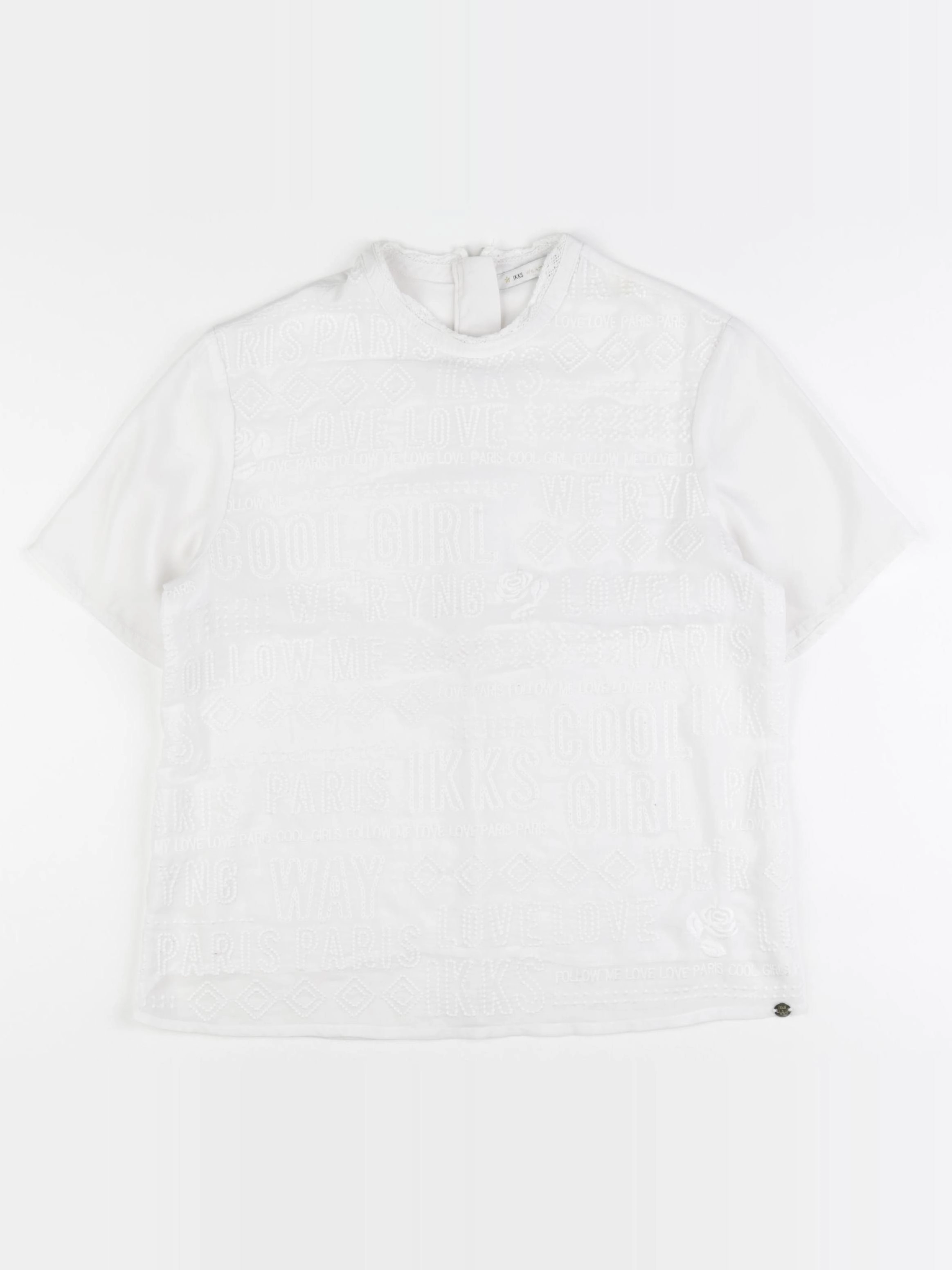 IKKS - blouse blanc - 12 ans
