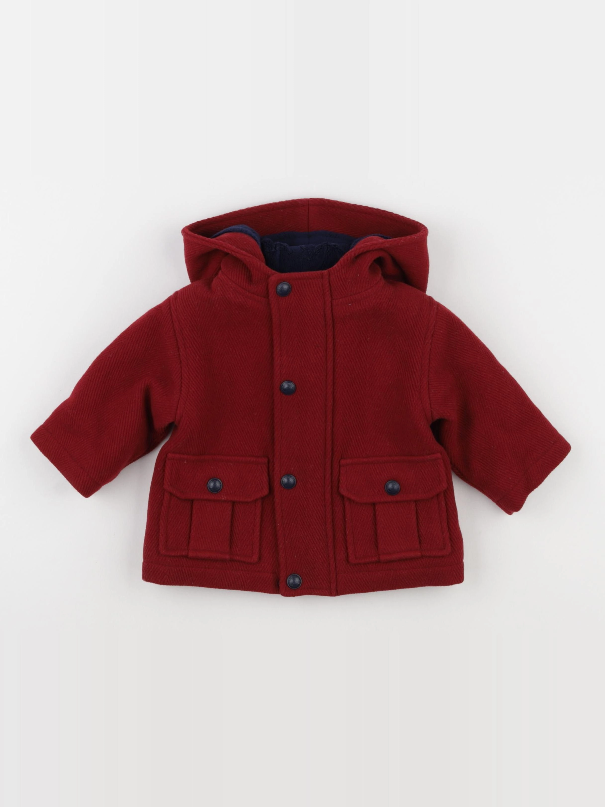 Jacadi - manteau rouge - 6 mois
