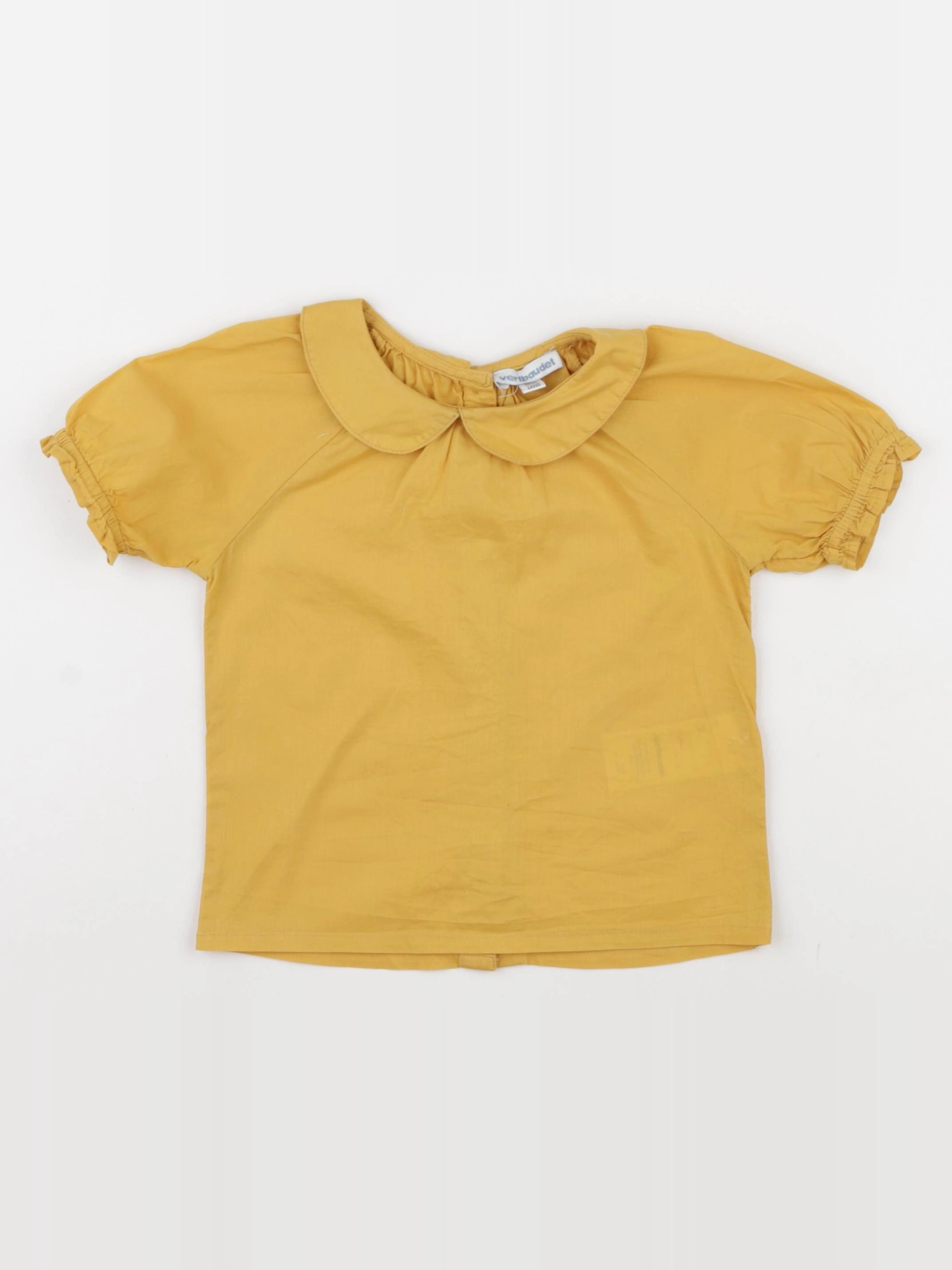 Vertbaudet - blouse jaune - 2 ans