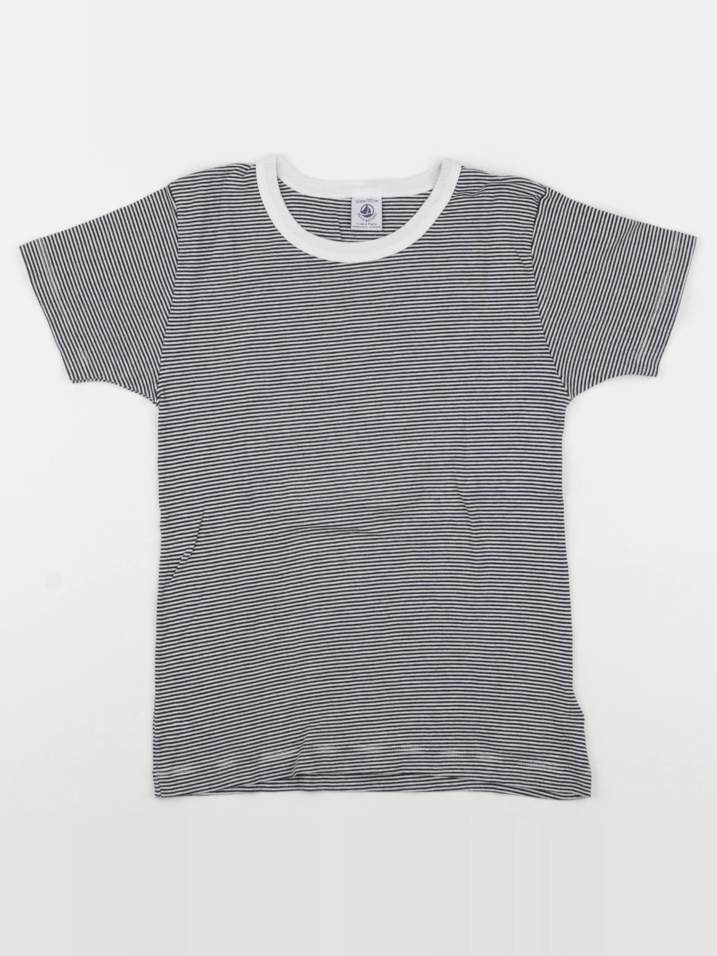 Petit Bateau - maillot de corps bleu - 12 ans