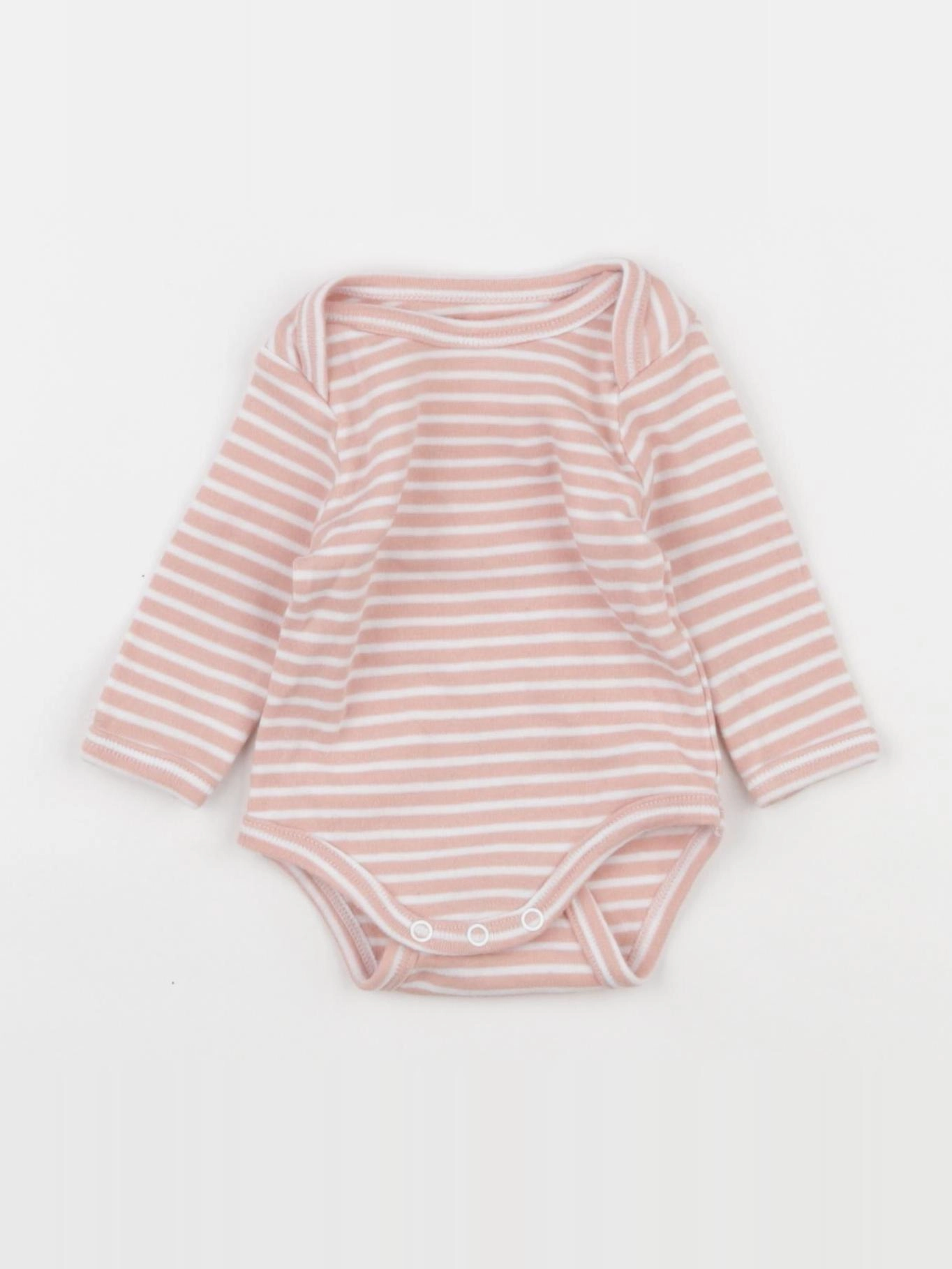 Vertbaudet - body rose - 1 mois