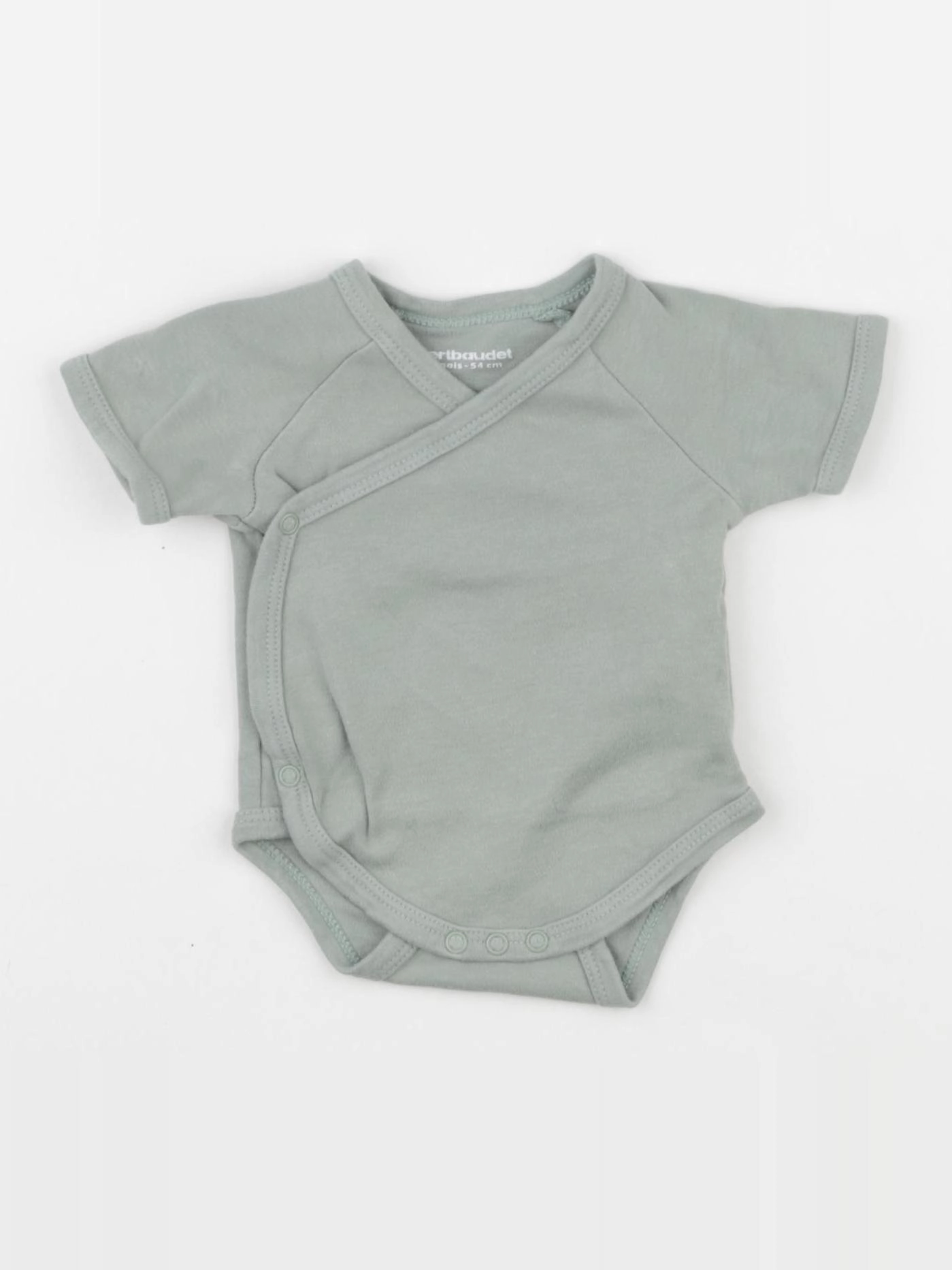 Vertbaudet - body vert - 1 mois