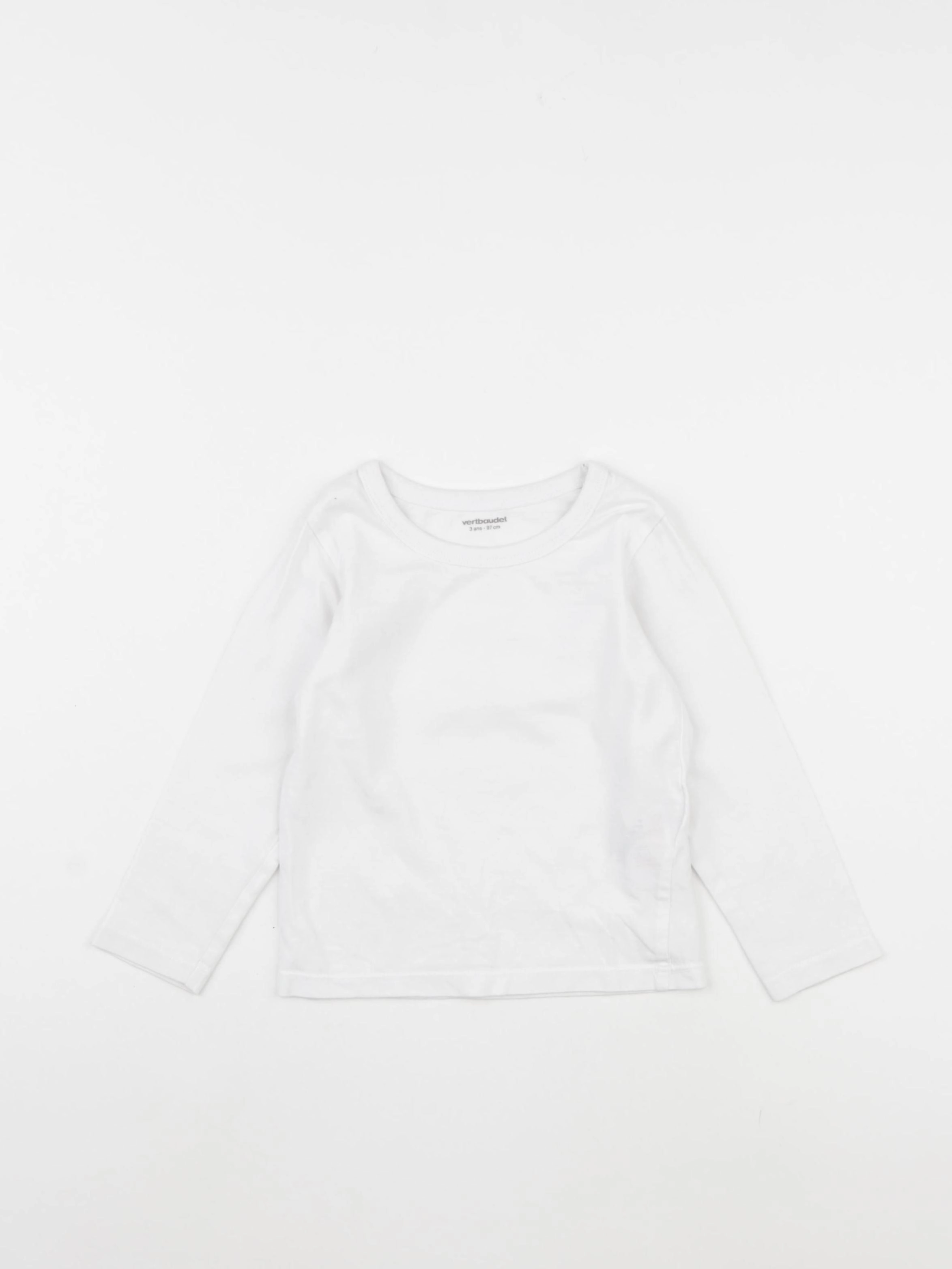 Vertbaudet - maillot de corps blanc - 3 ans