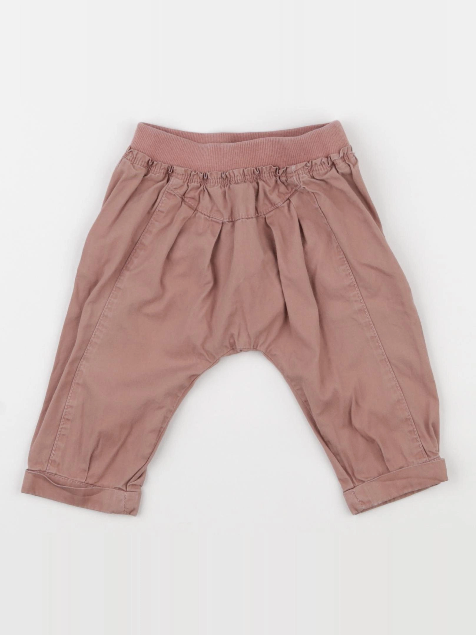 Vertbaudet - sarouel rose - 6 mois