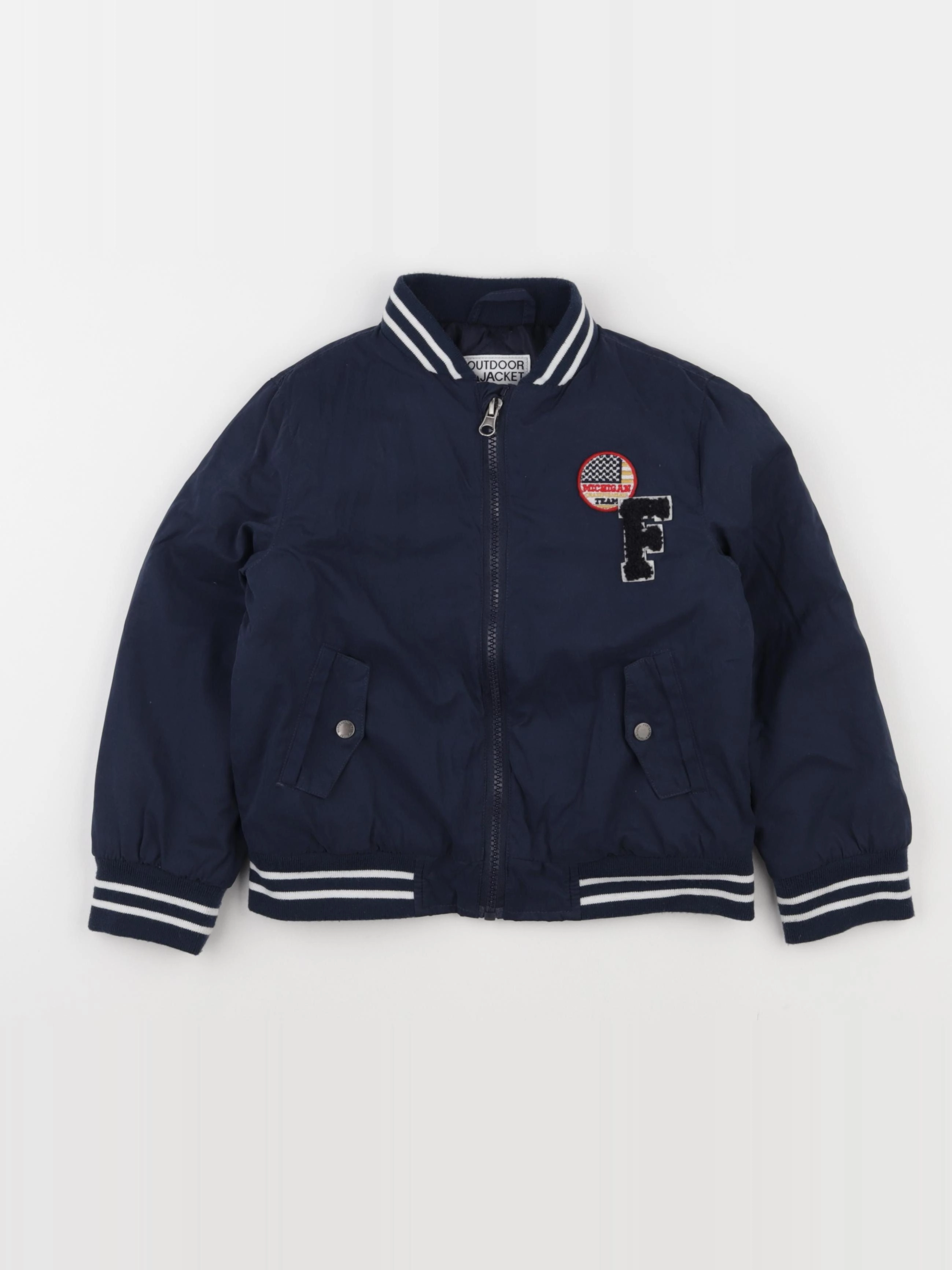 Vertbaudet - veste doublé bleu - 5 ans
