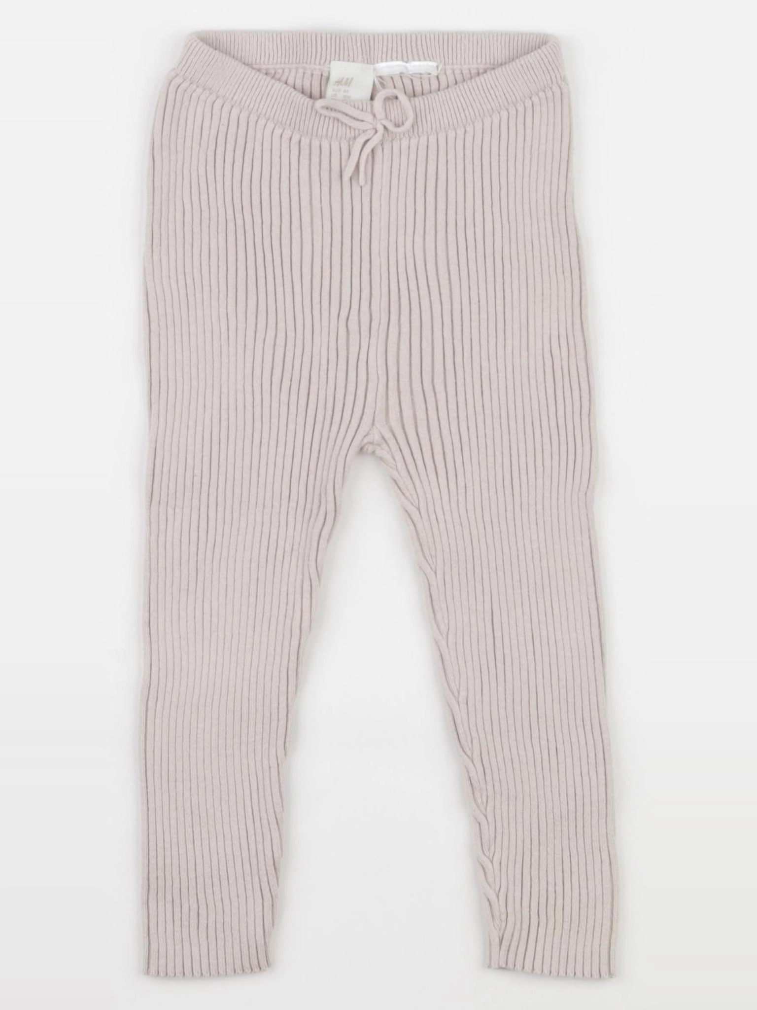 H&M - legging beige - 12/18 mois