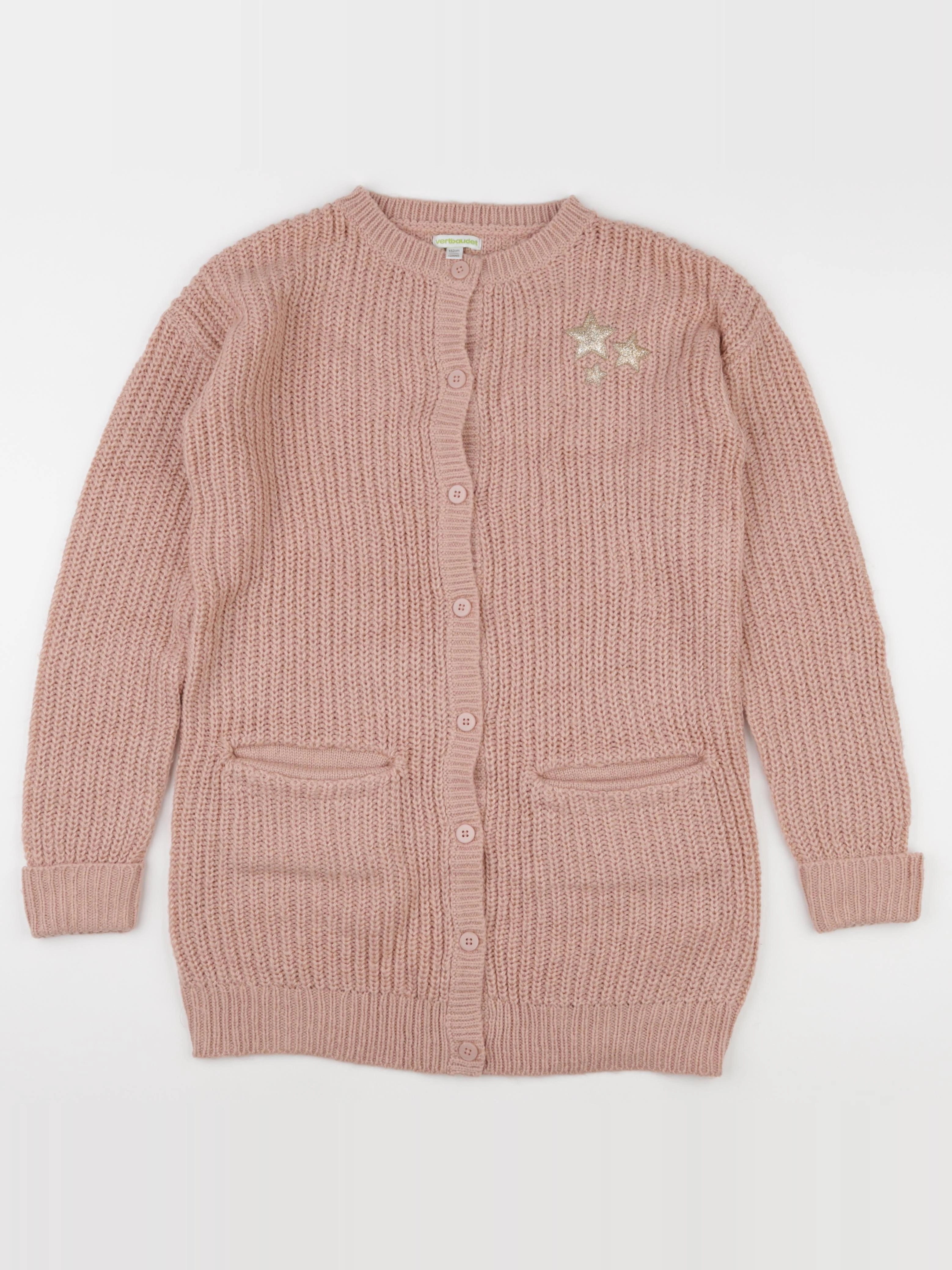 Vertbaudet - gilet rose - 12 ans