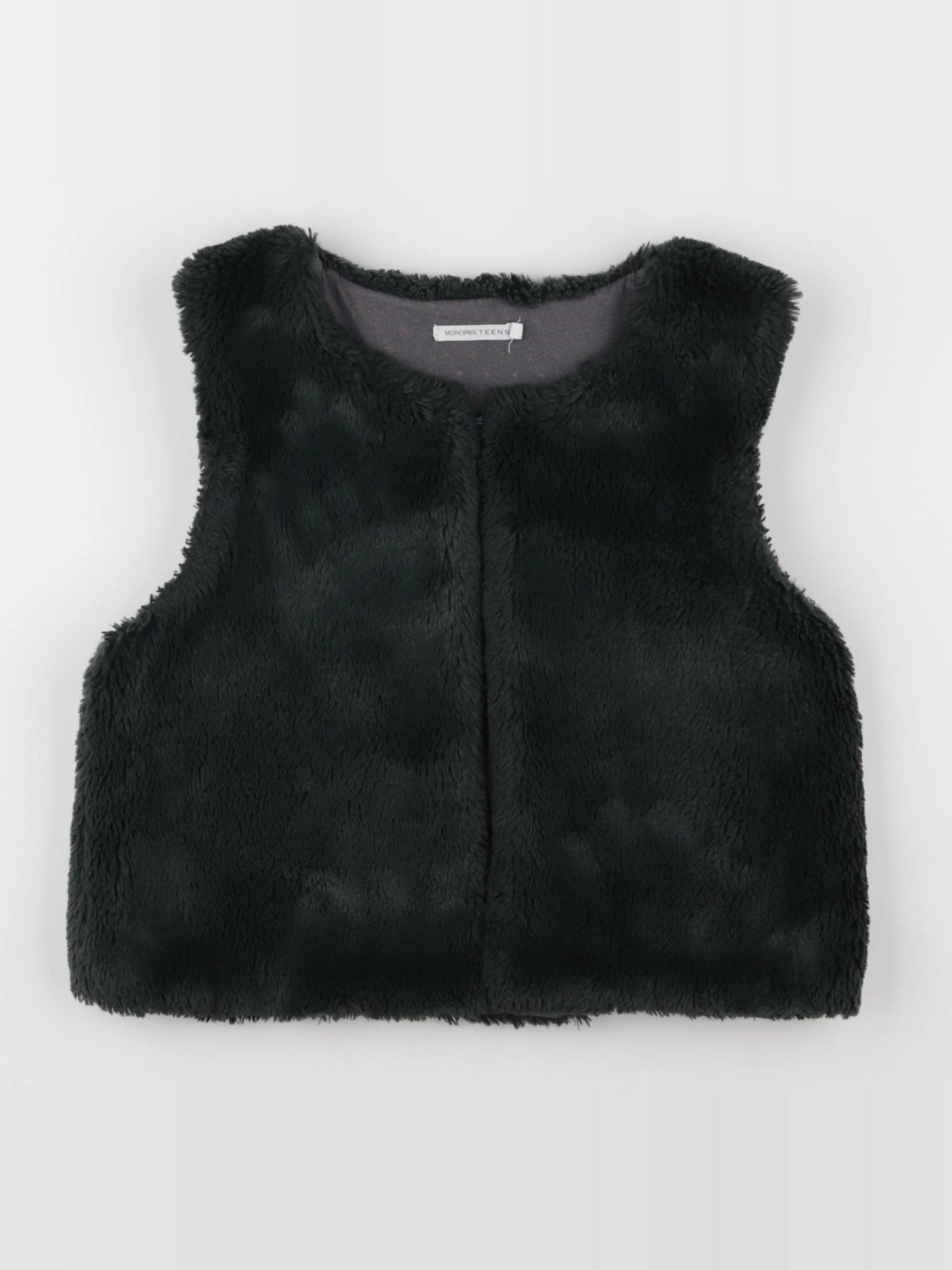 Monoprix - gilet vert - 12 ans