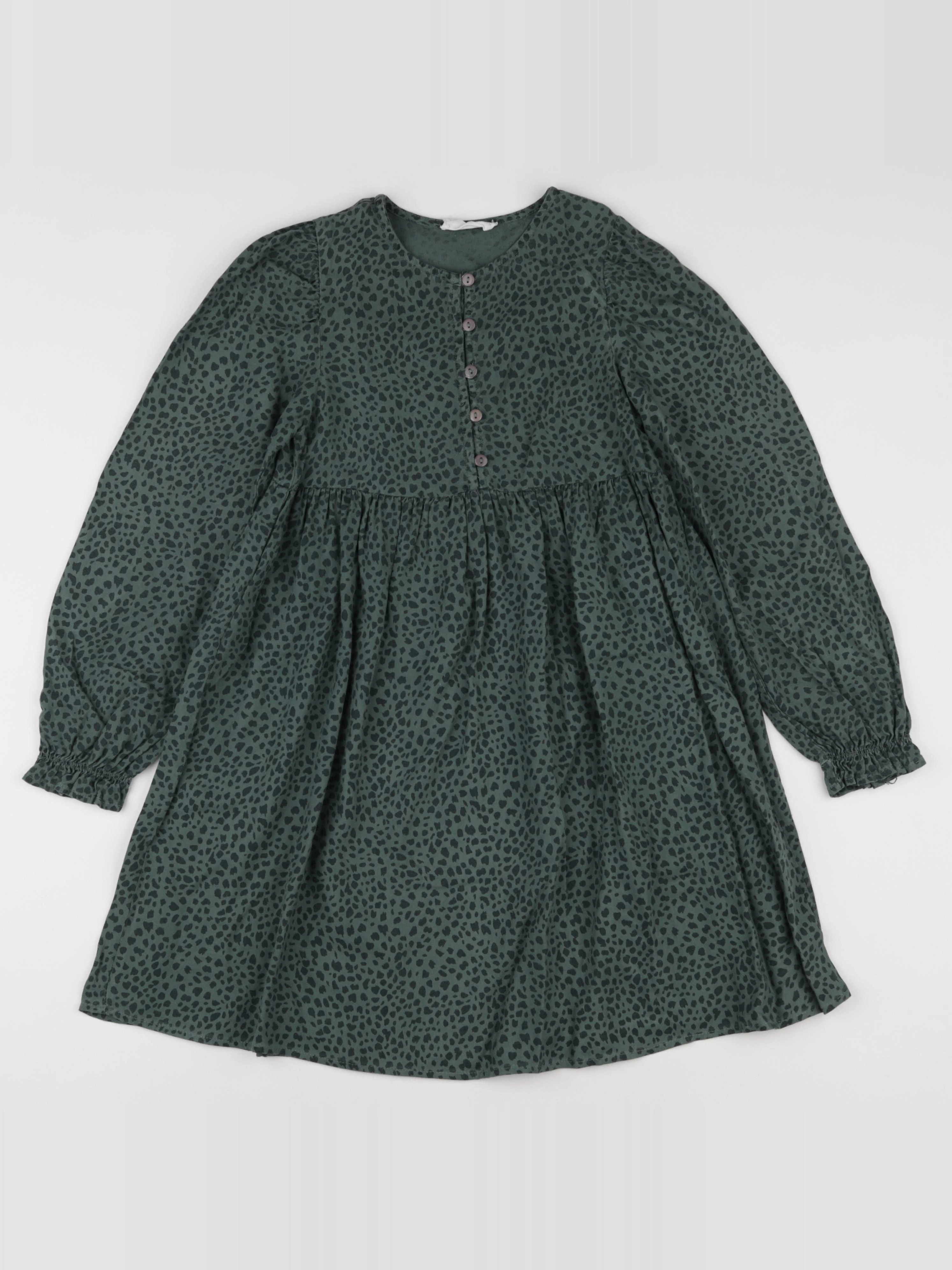 Mango - robe vert - 8 ans