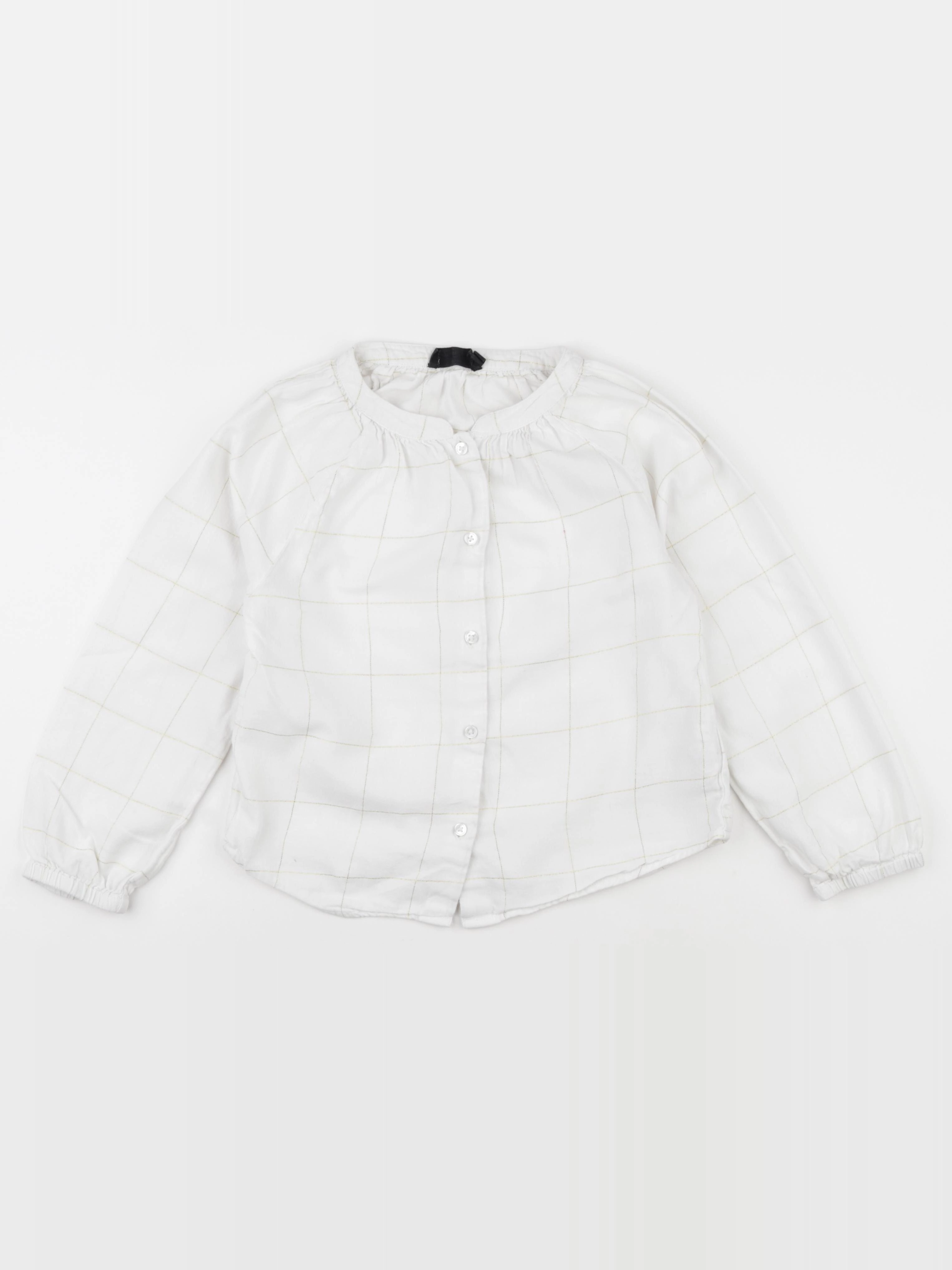 Monoprix - blouse blanc - 10 ans