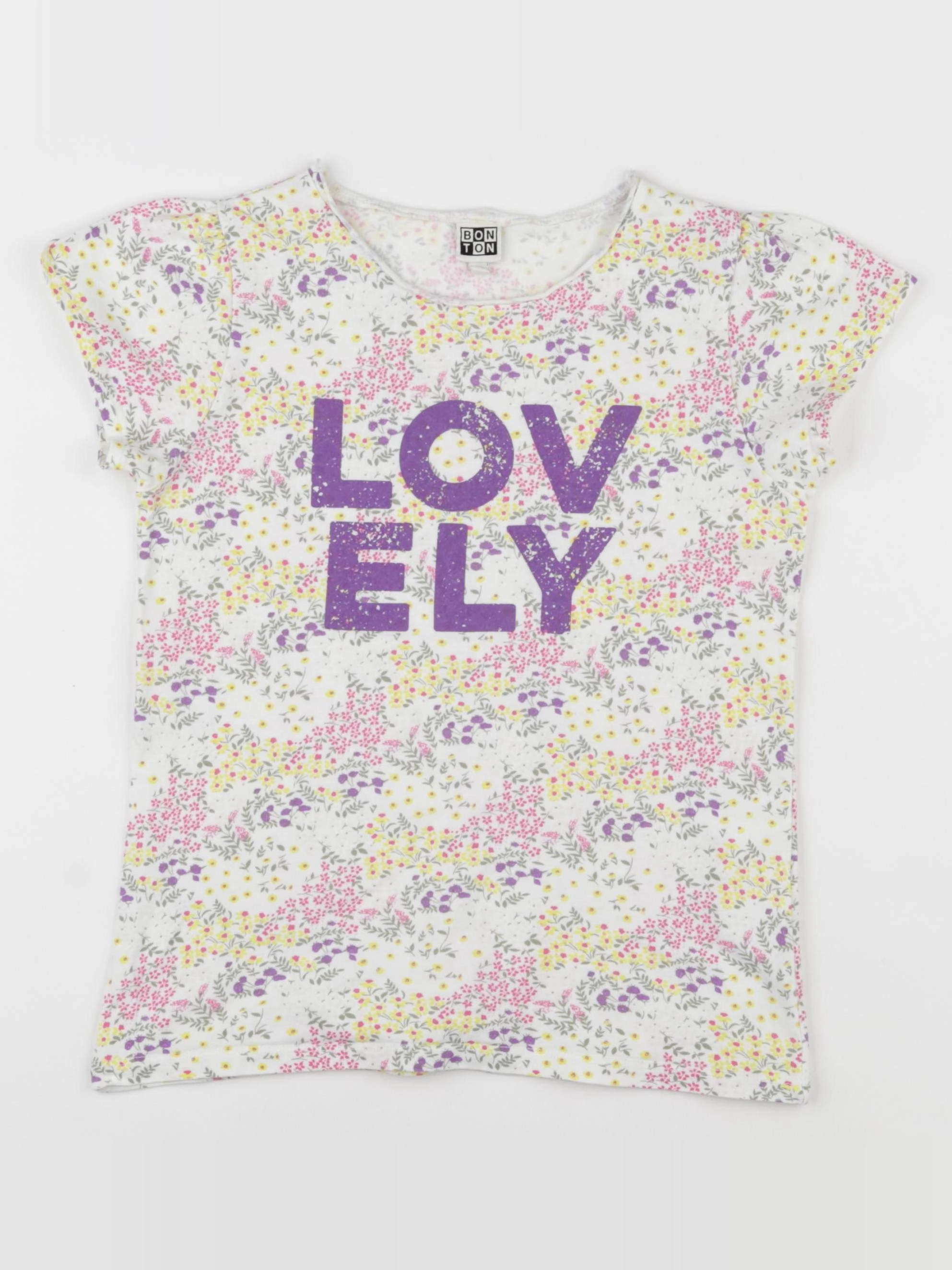 Bonton - tee-shirt multicolore - 10 ans