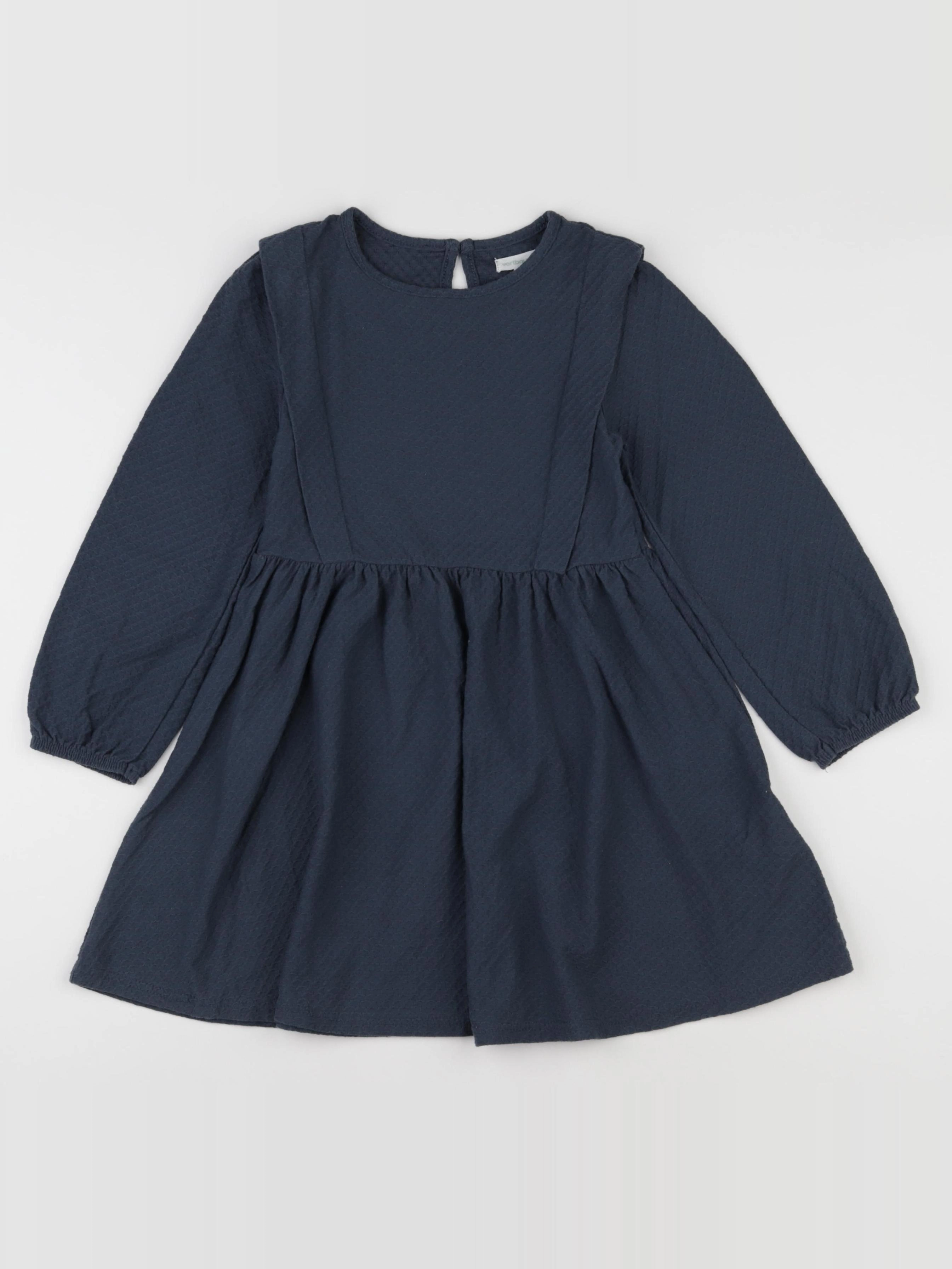 Vertbaudet - robe bleu - 5 ans