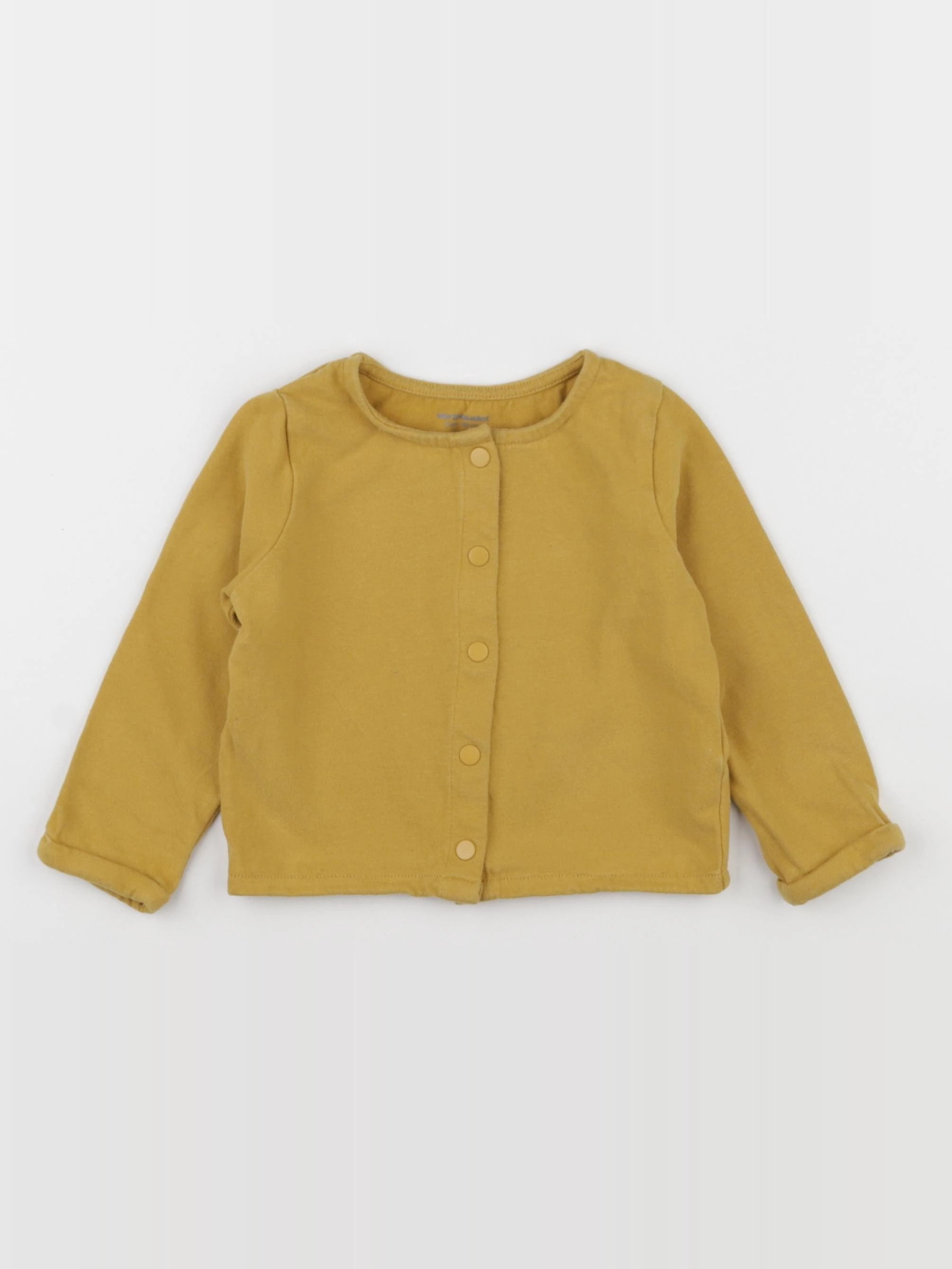 Vertbaudet - gilet jaune - 2 ans