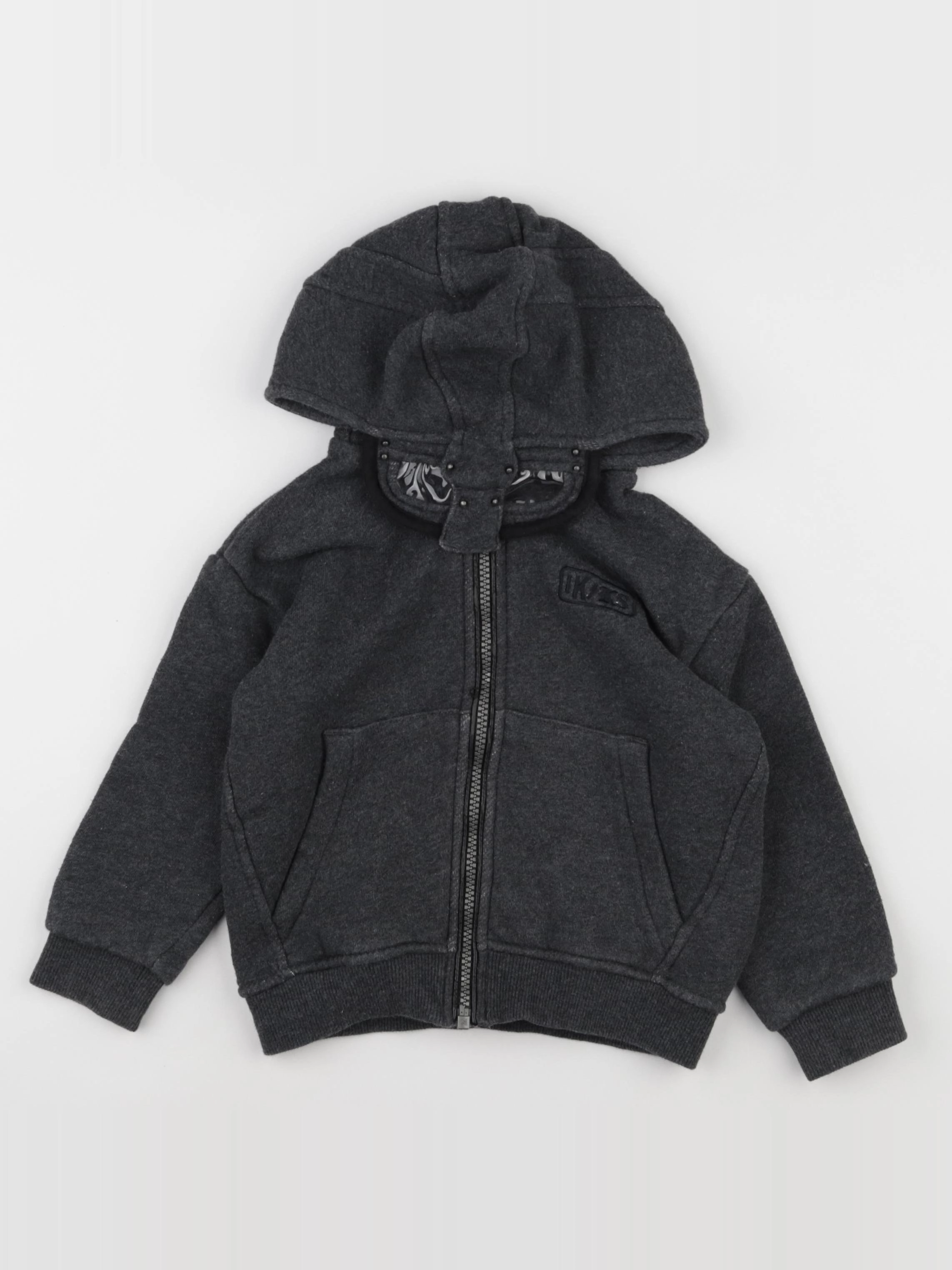 IKKS - sweat imprimé au dos gris - 3 ans