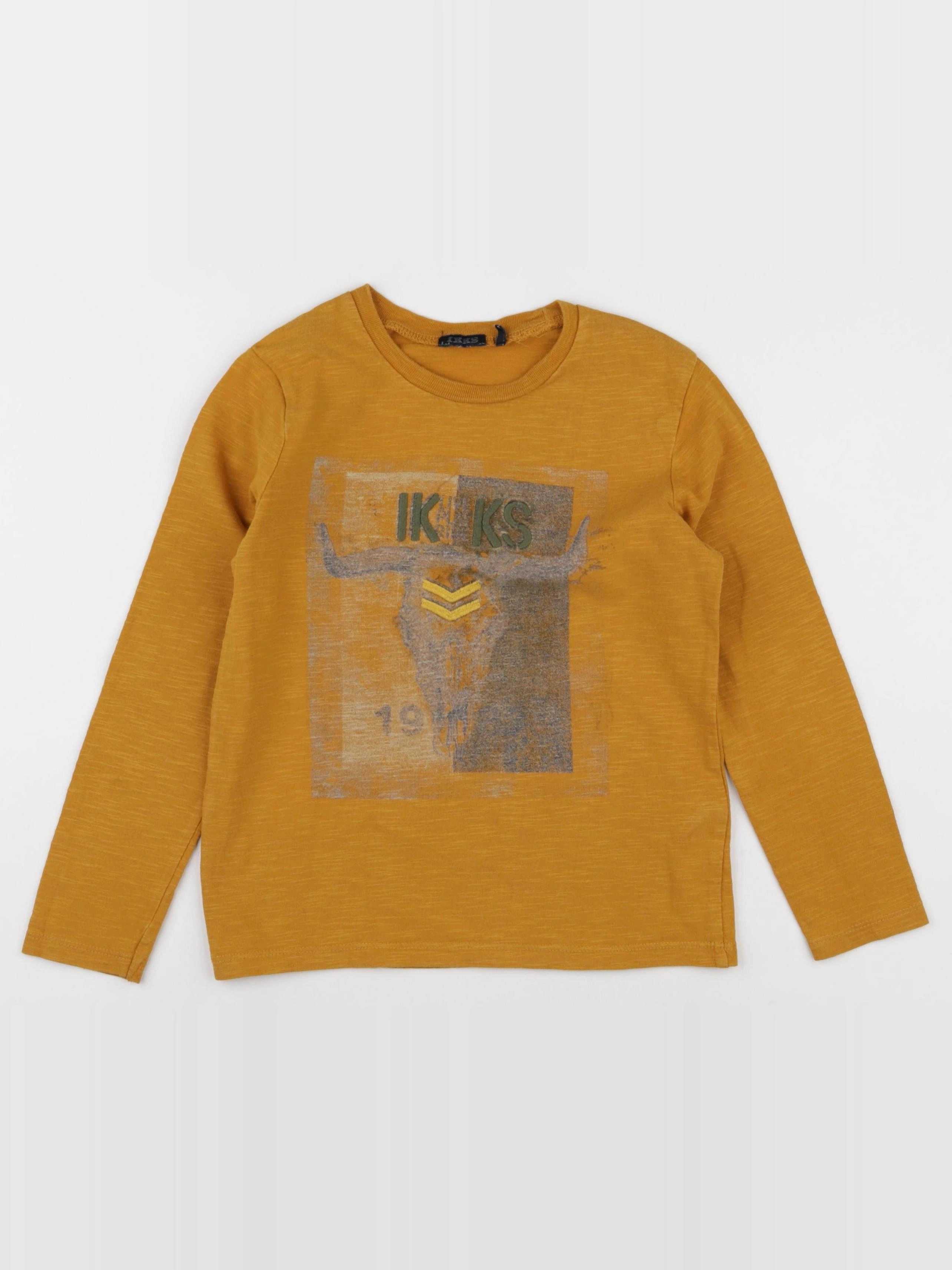 IKKS - tee-shirt jaune - 6 ans