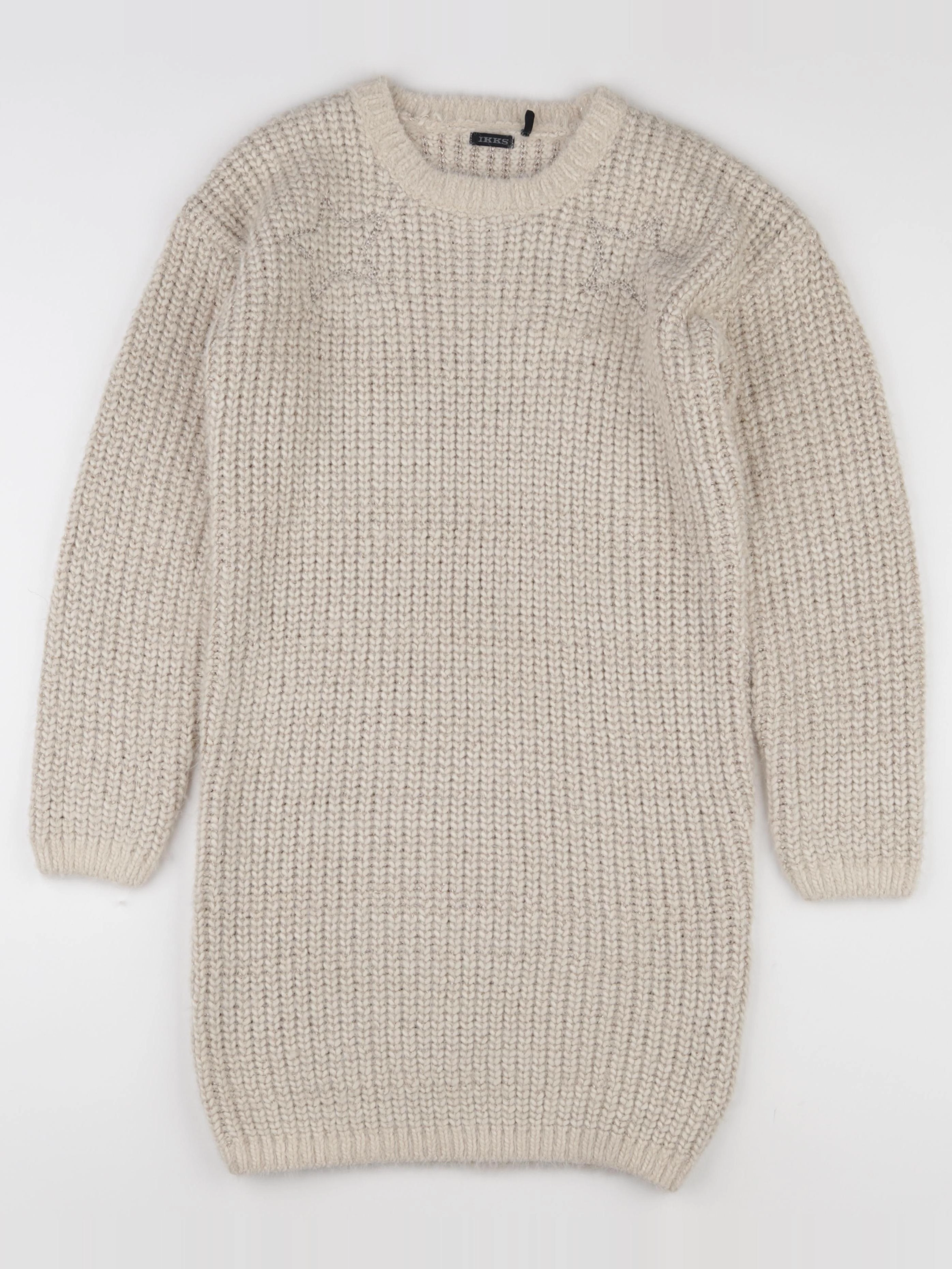 IKKS - robe beige, or - 12 ans