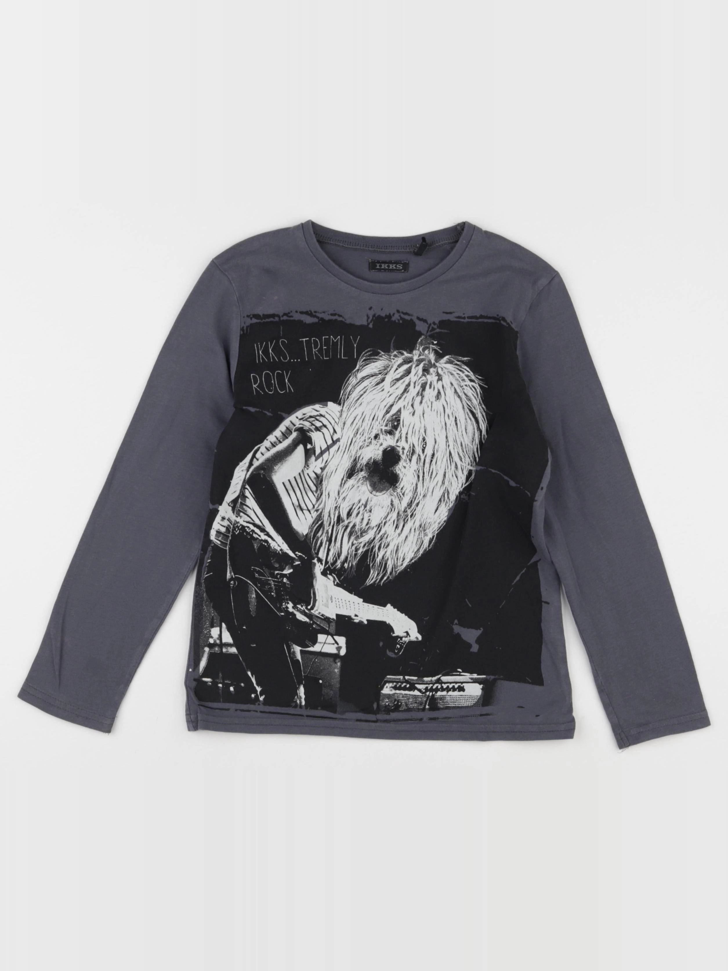 IKKS - tee-shirt gris - 6 ans