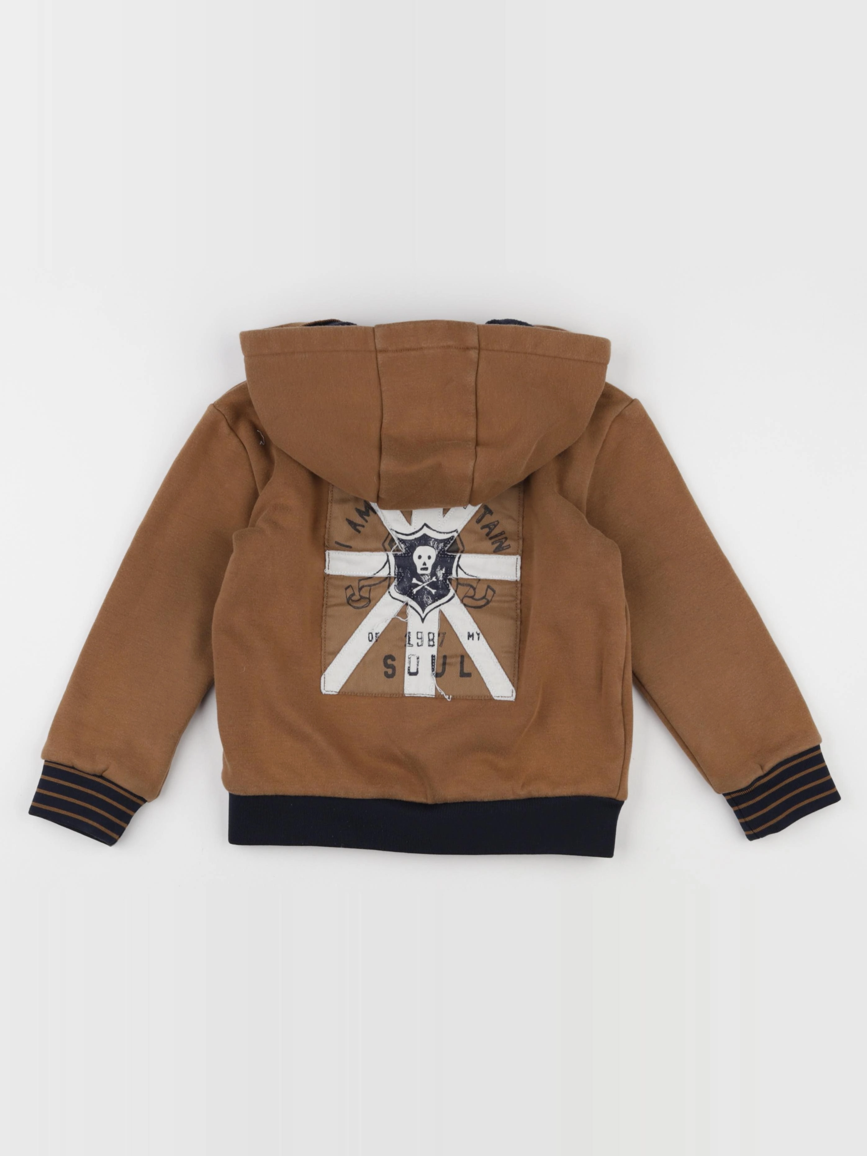 IKKS - sweat marron - 5 ans