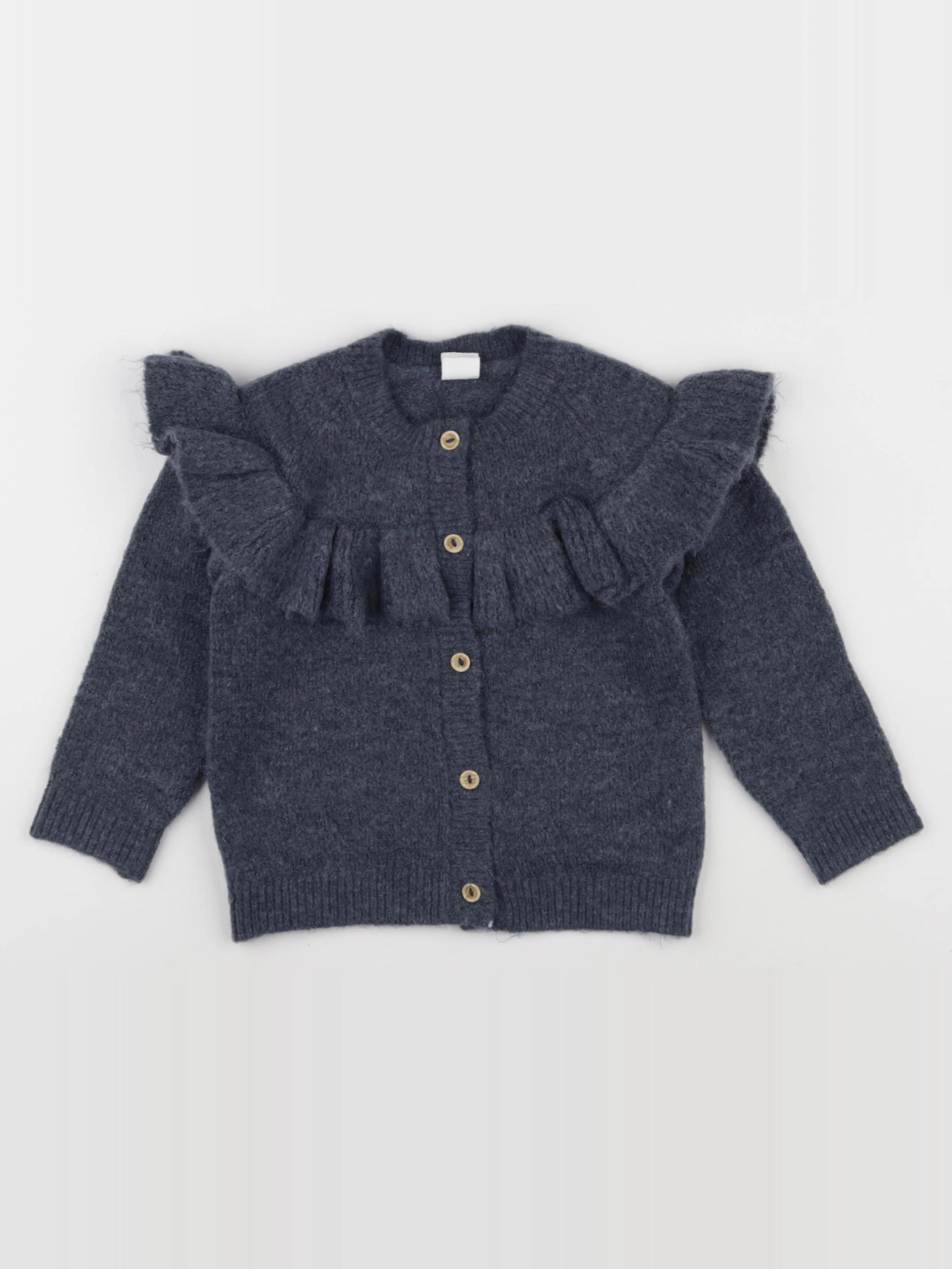 H&M - gilet bleu - 12/18 mois