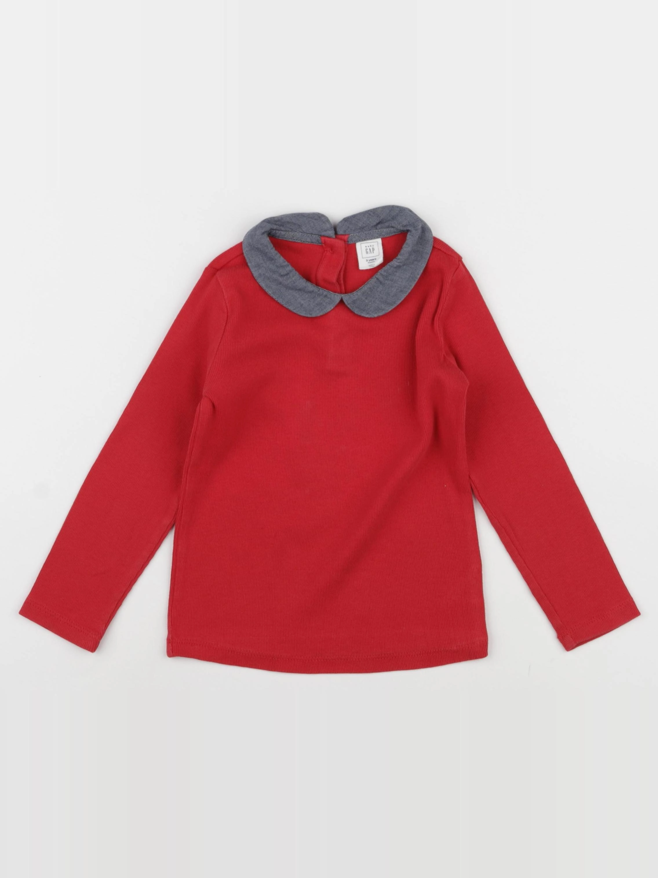 GAP - tee-shirt rouge - 3 ans