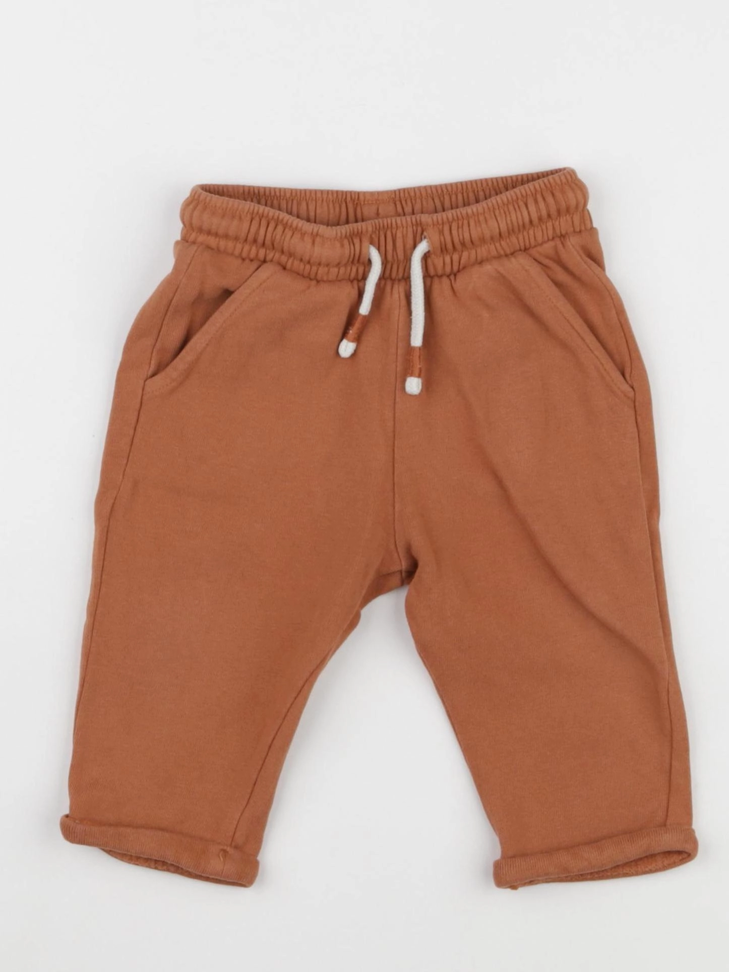 Vertbaudet - pantalon marron - 9 mois