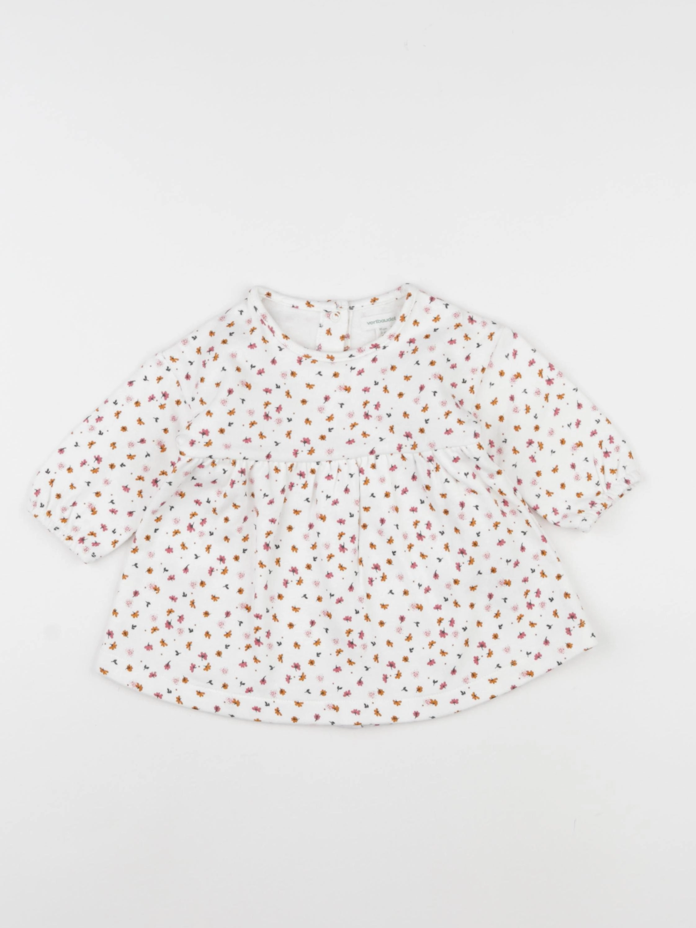 Vertbaudet - robe blanc - 3 mois