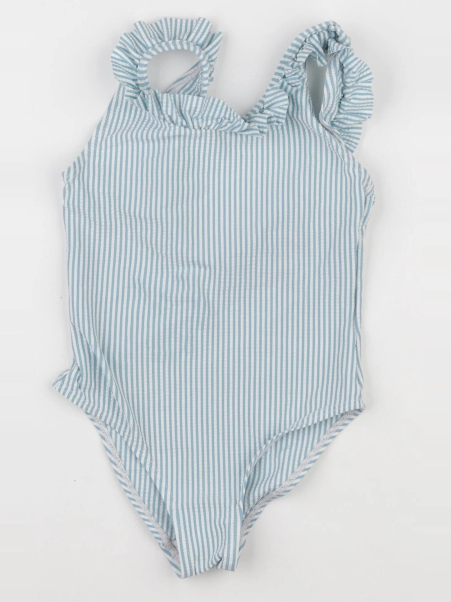 Monoprix - maillot de bain bleu, blanc - 6 ans