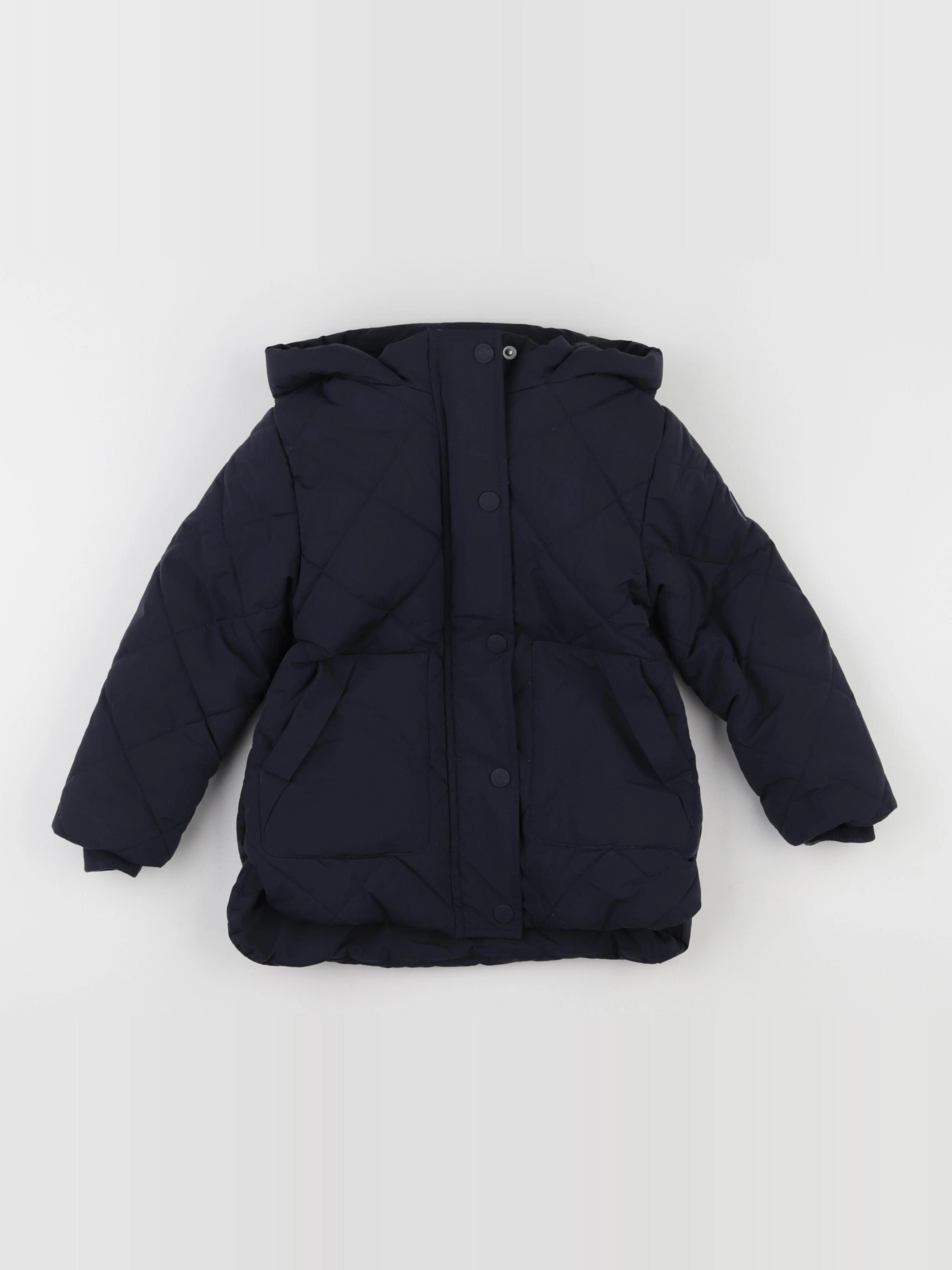 Okaidi - parka bleu - 3 ans