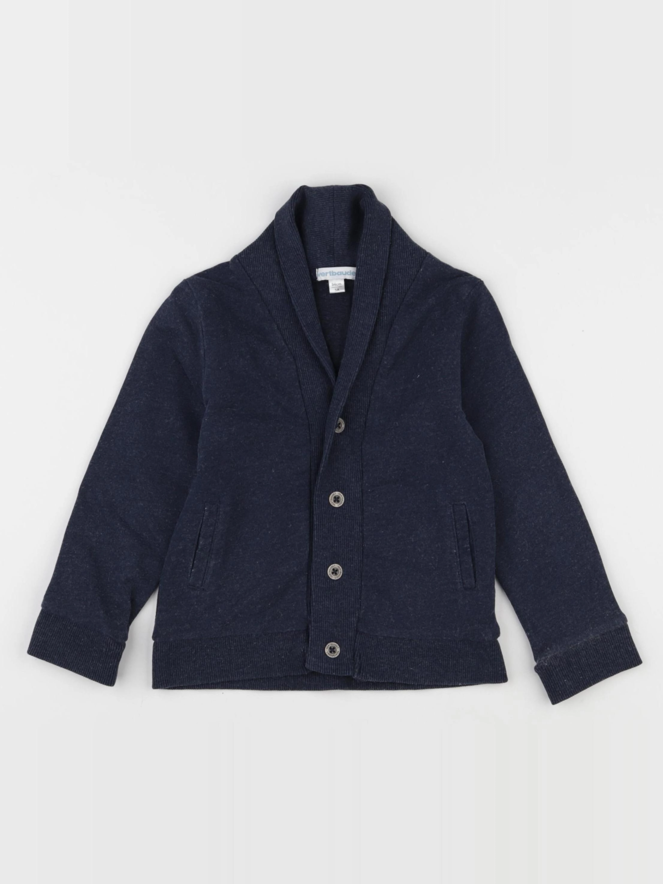 Vertbaudet - sweat bleu - 3 ans