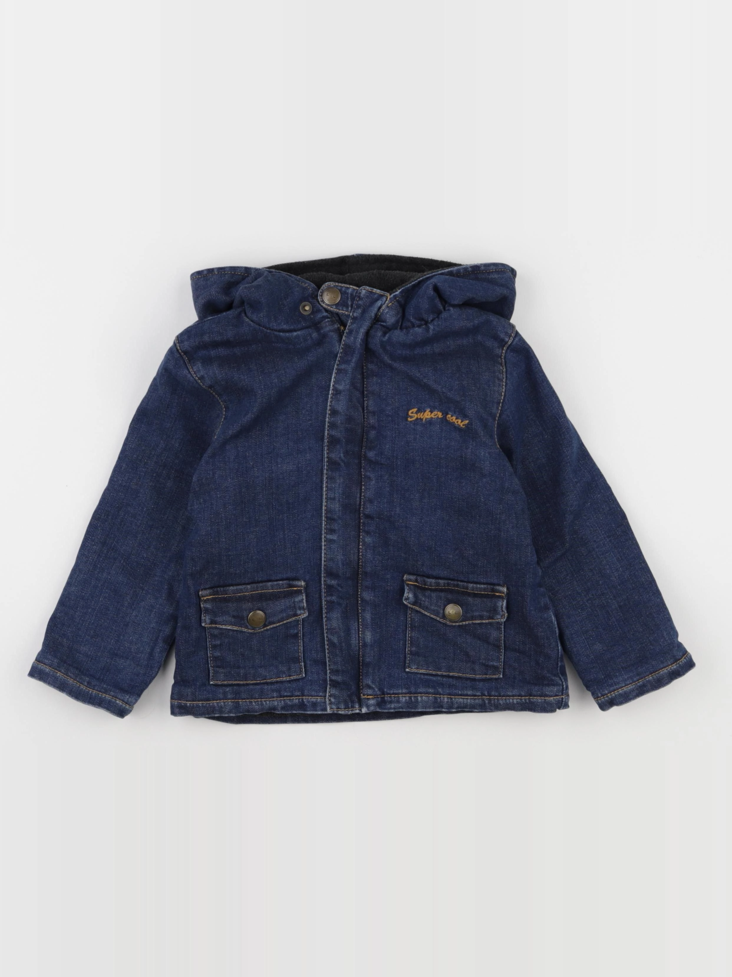 Louis Louise - veste doublé bleu - 2 ans