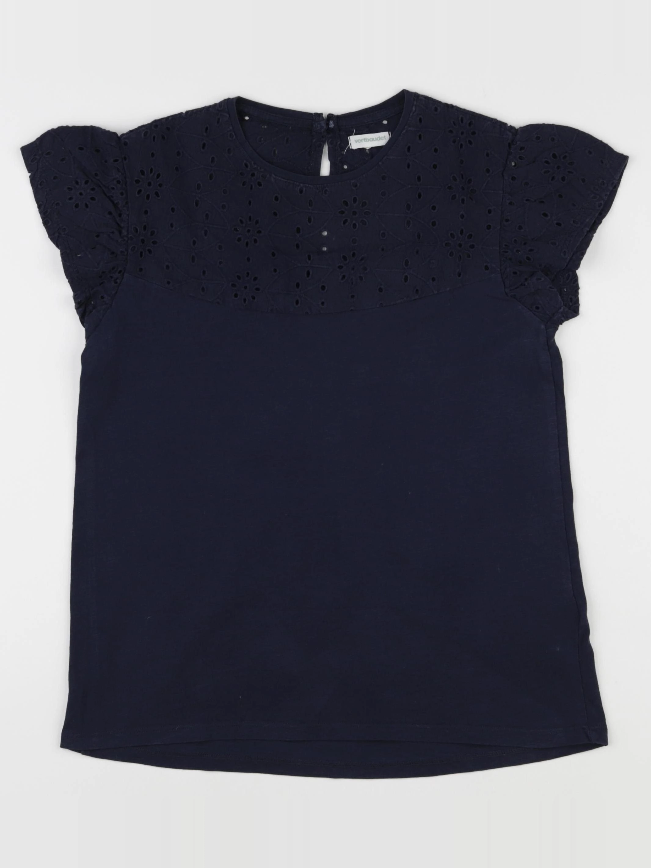 Vertbaudet - tee-shirt bleu - 14 ans