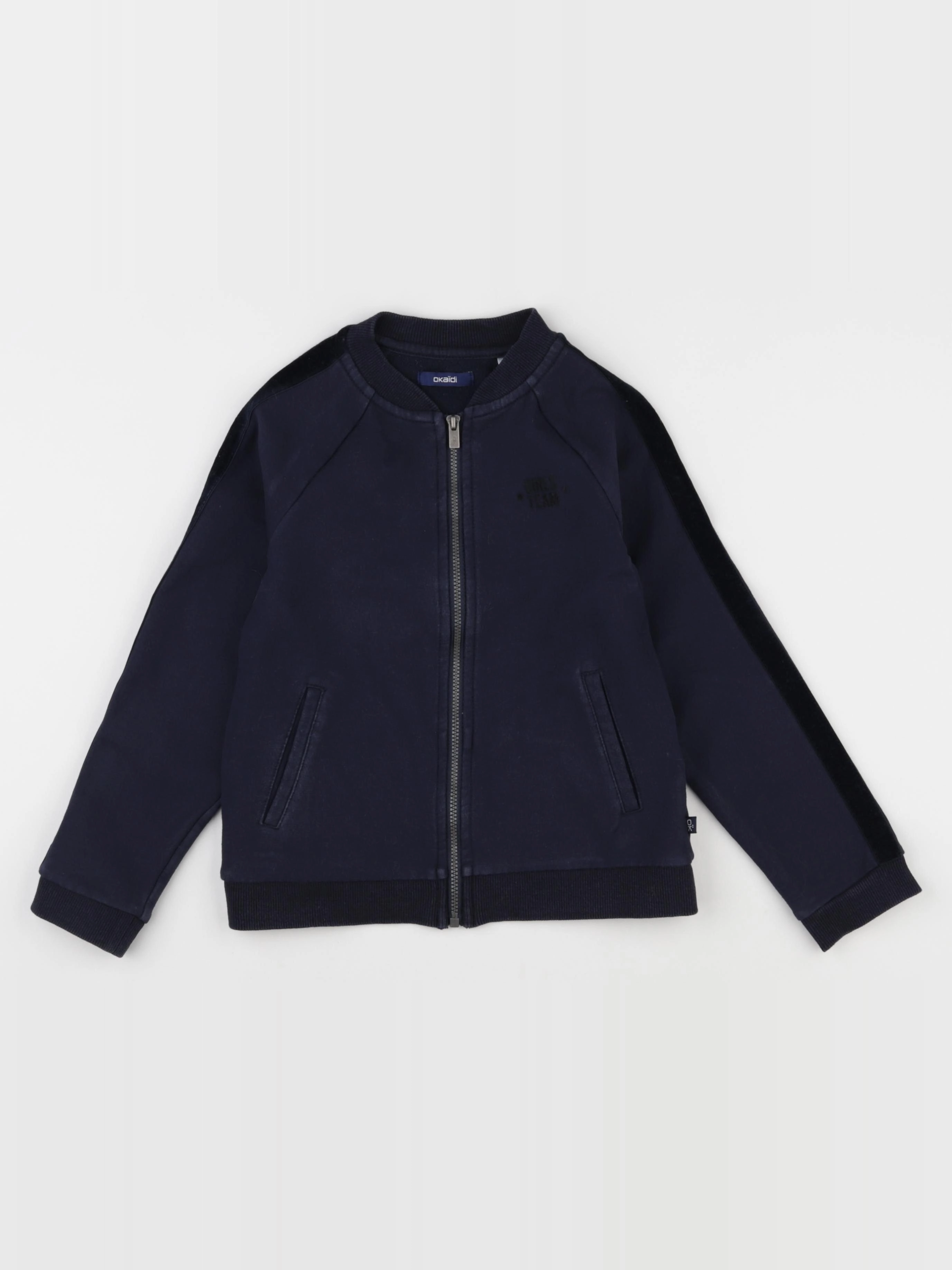 Okaidi - sweat bleu - 8 ans